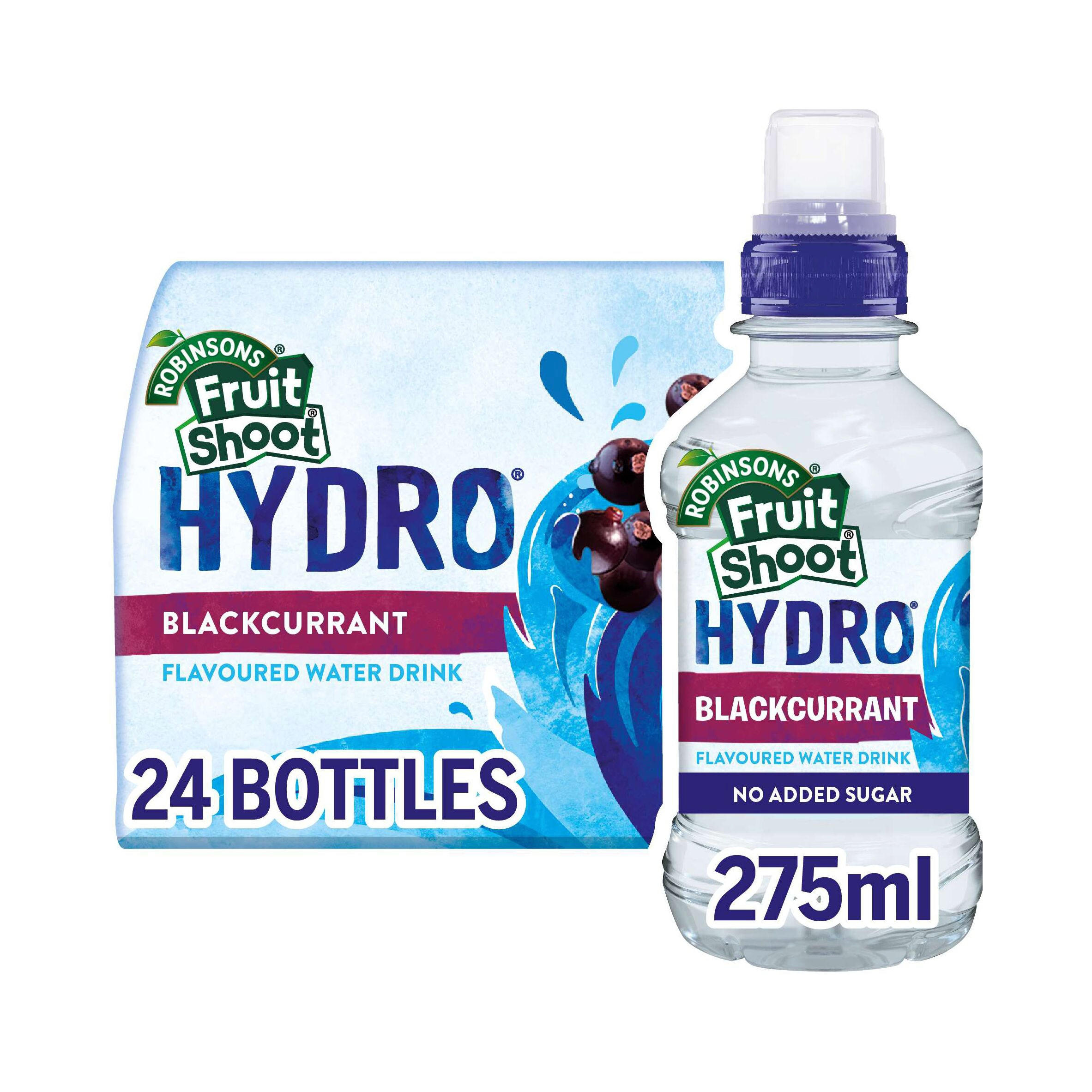 Robinsons Fruit Shoot Hydro Blackcurrant Flavoured Water Drink 24 x