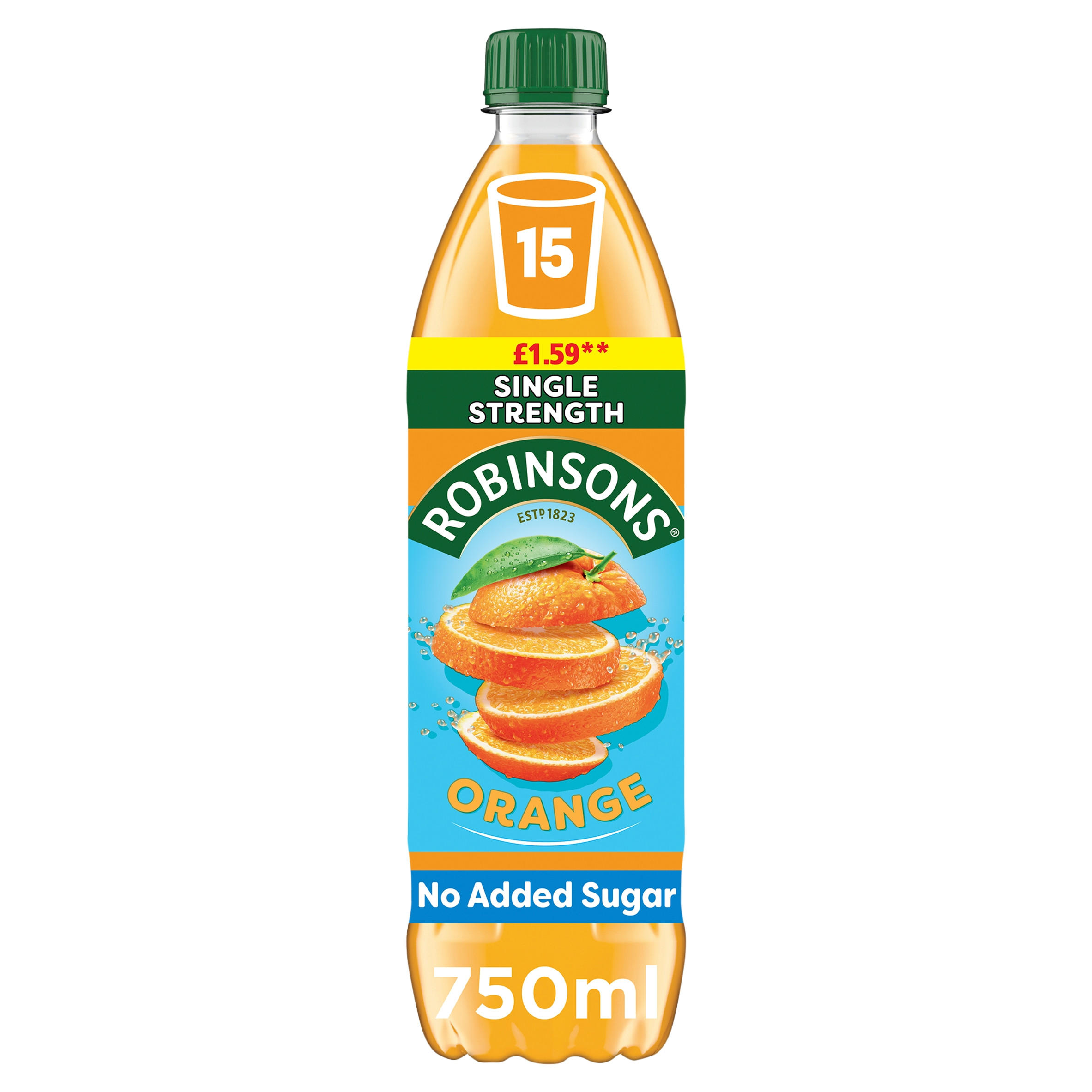 Robinsons Orange No Added Sugar Squash 750ml