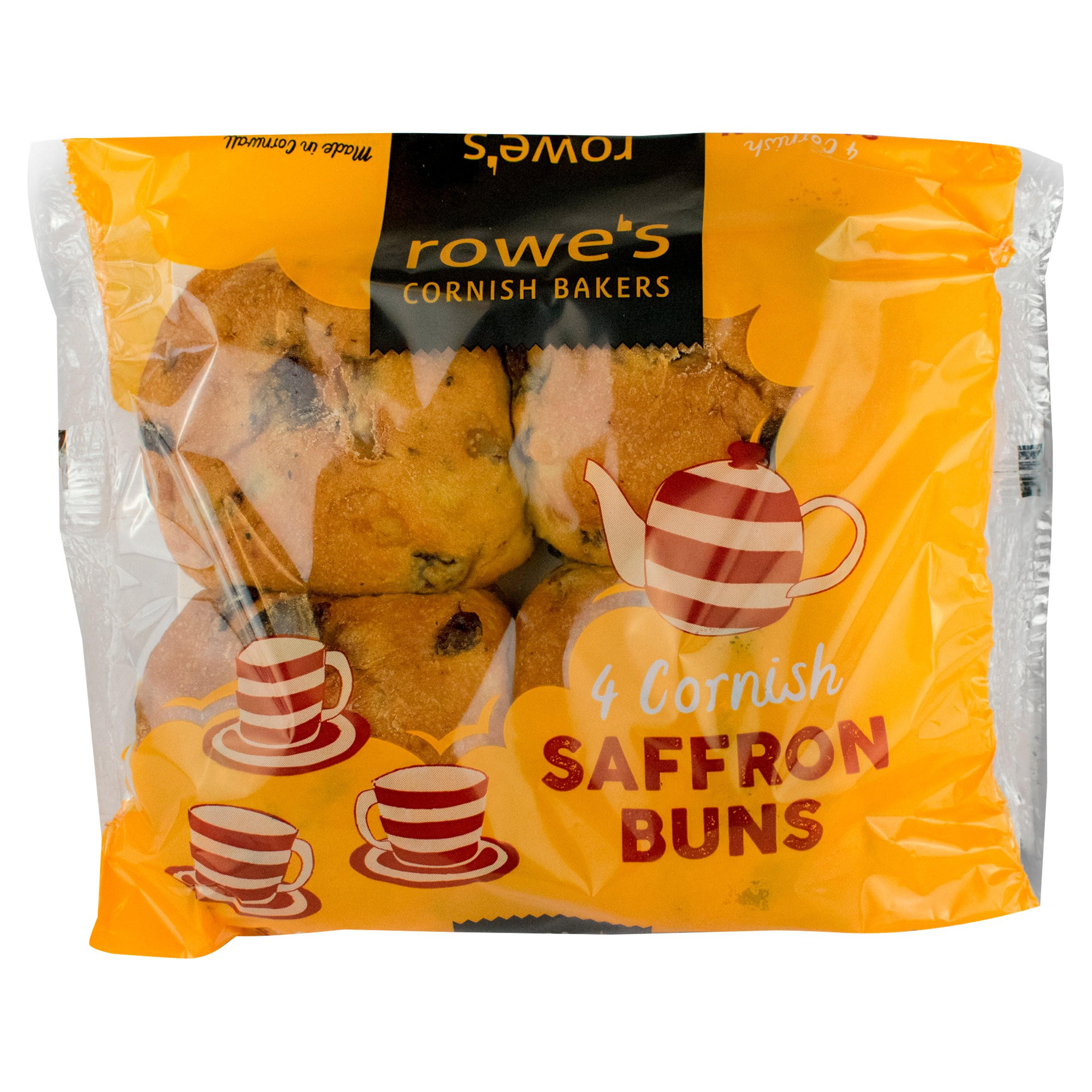 Rowe's 4 Saffron Buns Iceland Foods