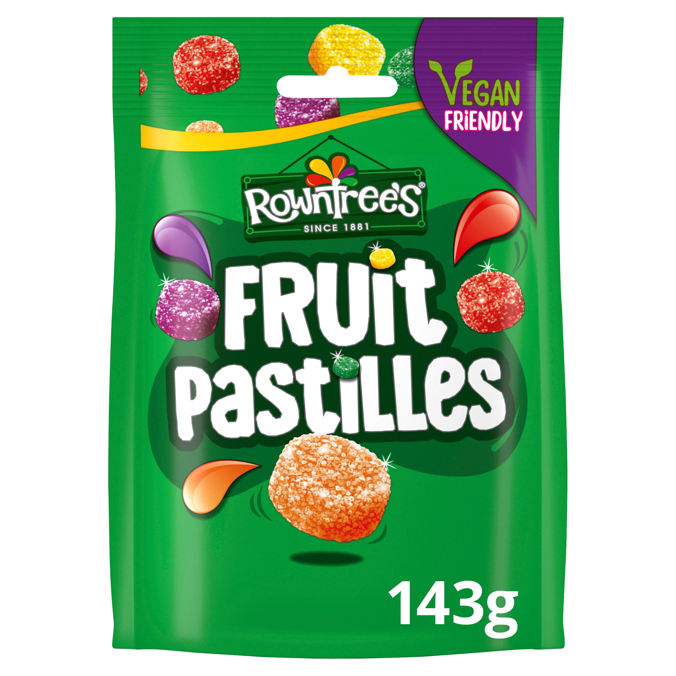Rowntree's Fruit Pastilles Sweets Sharing Bag 150g