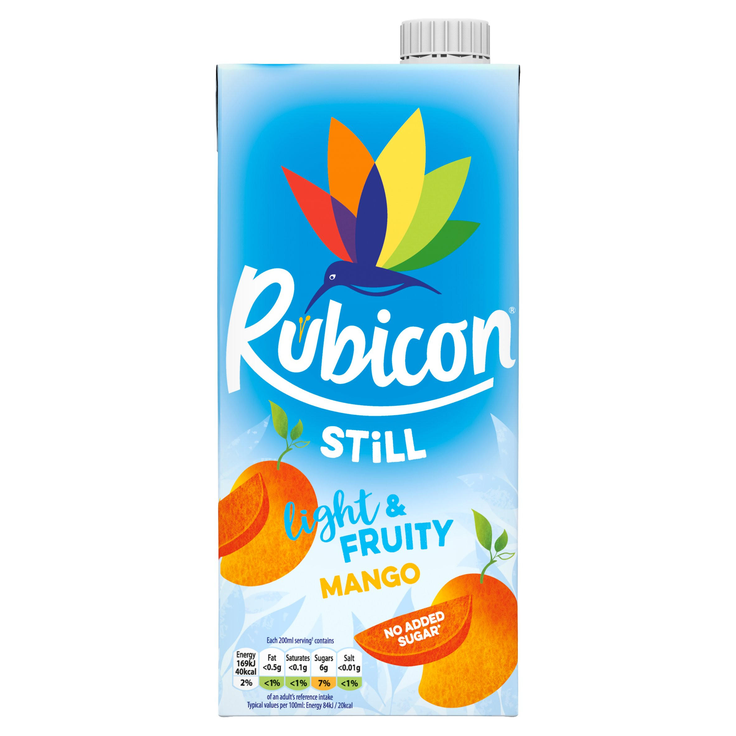 Rubicon Light & Fruity Still Mango Juice Drink 1L Fruit Juice
