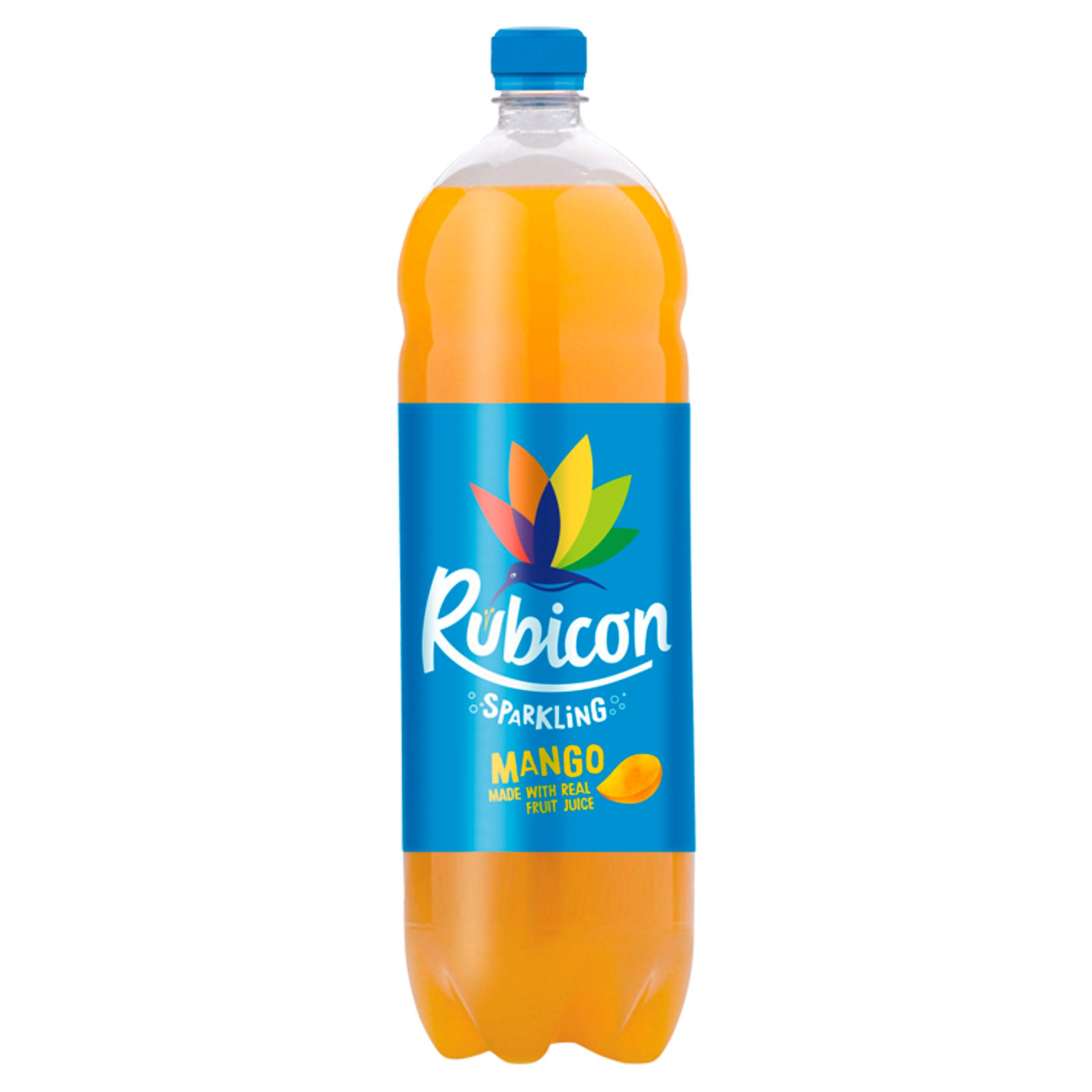 Rubicon Sparkling Mango Juice Drink 2L Orange and Fruit Flavoured