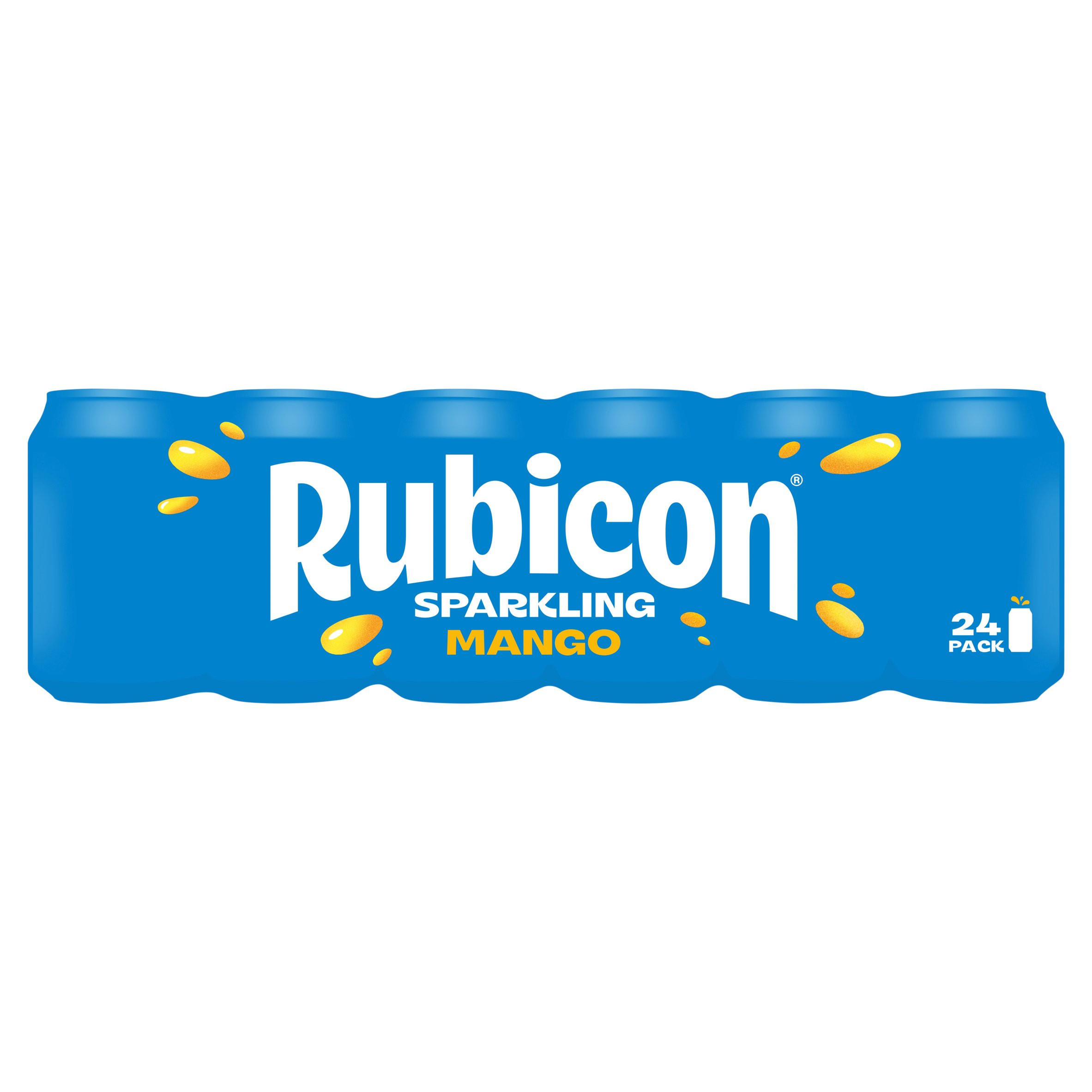 Rubicon Sparkling Mango Soft Drink Can Multipack 24x330ml