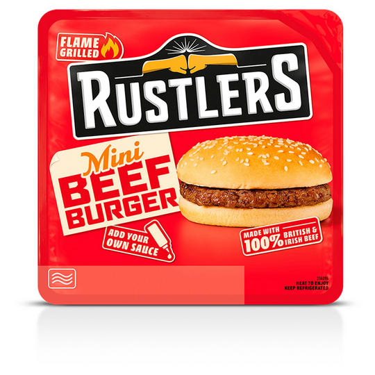 Rustlers Mini Beef Burger 101g