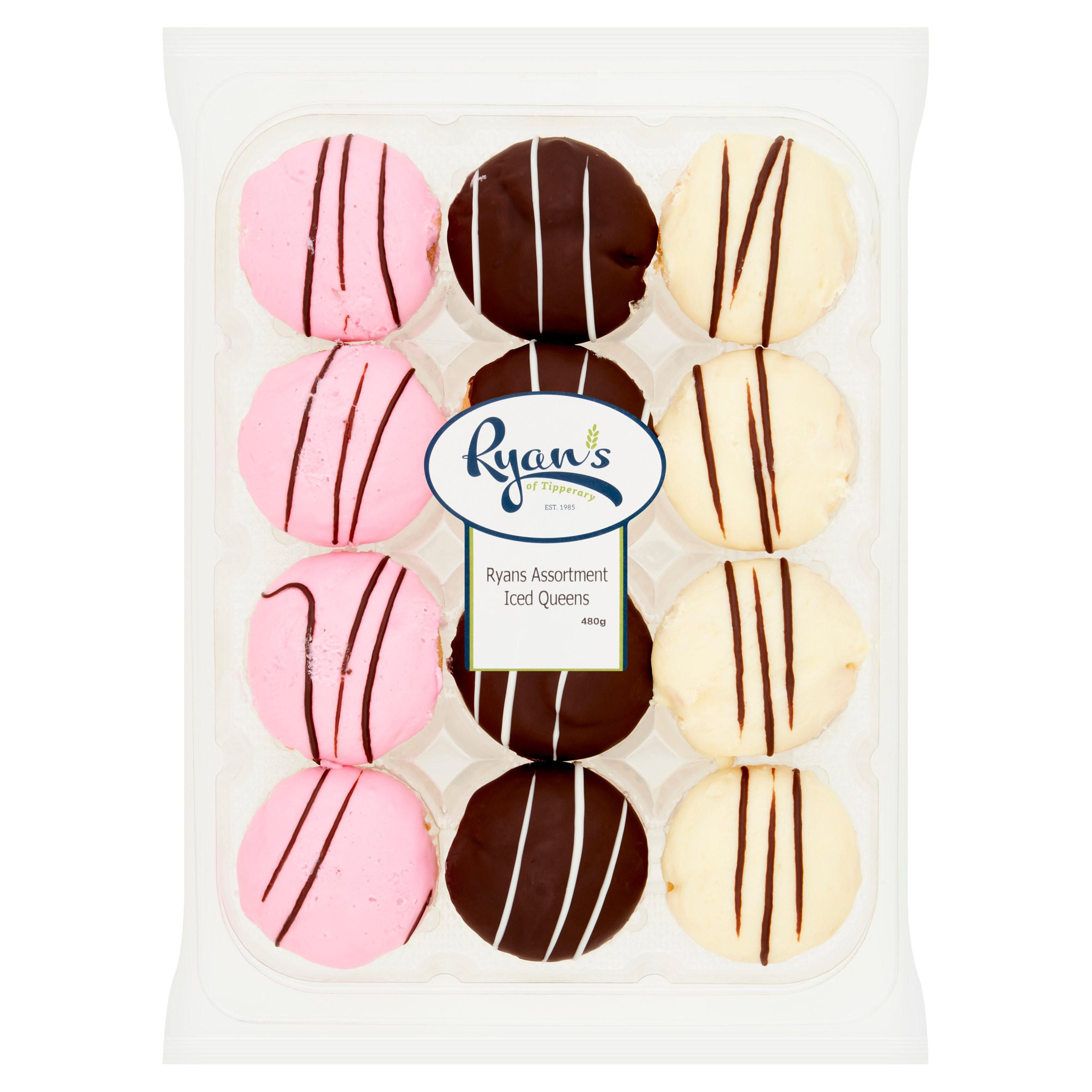 Ryan's of Tipperary Assortment Iced Queens 480g