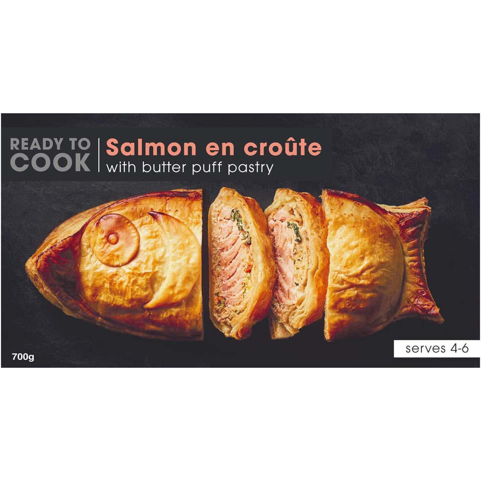 Salmon En Croute 700g Fish Fillets Iceland Foods