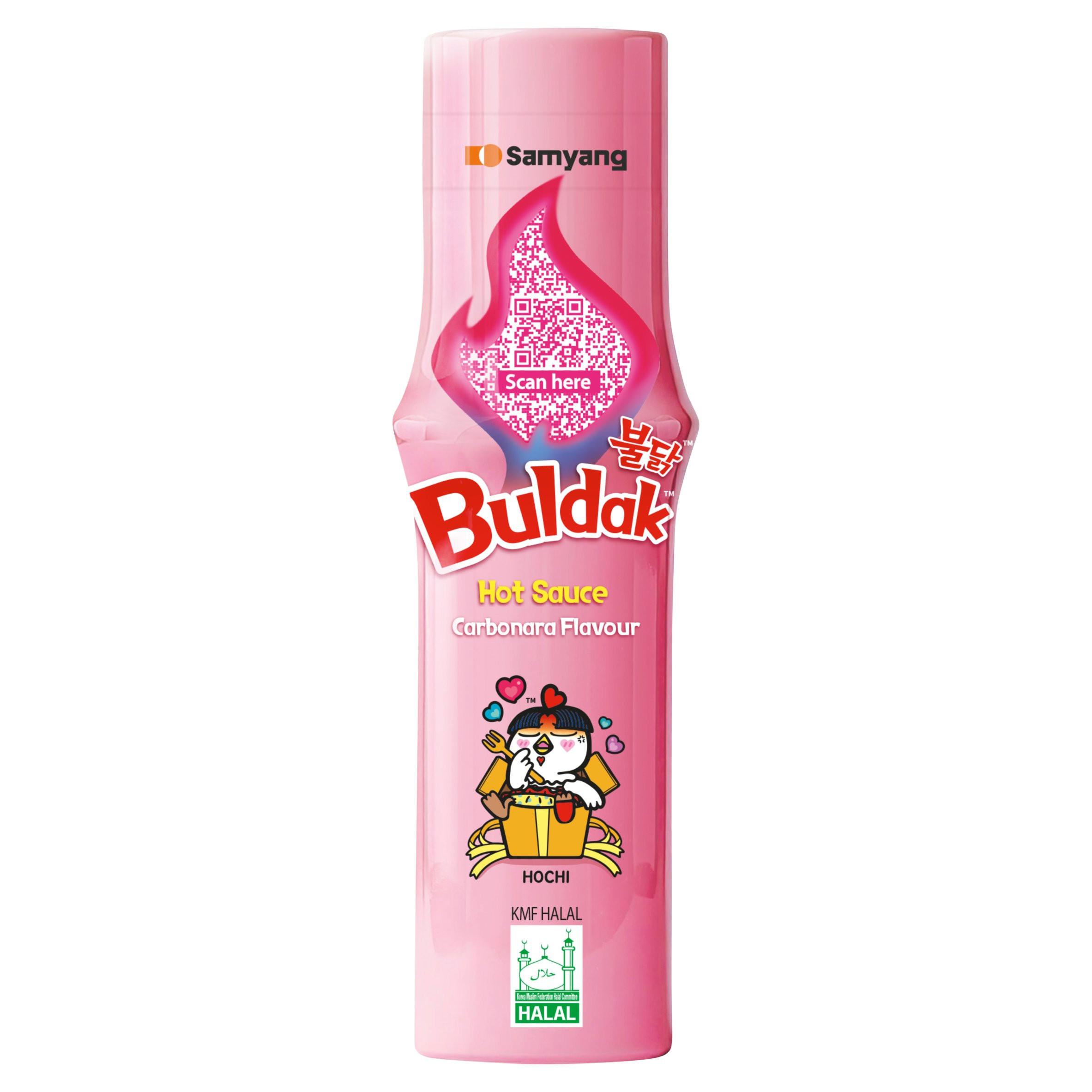 Samyang Buldak Hot Sauce Carbonara Flavour 165ml, folic acid free