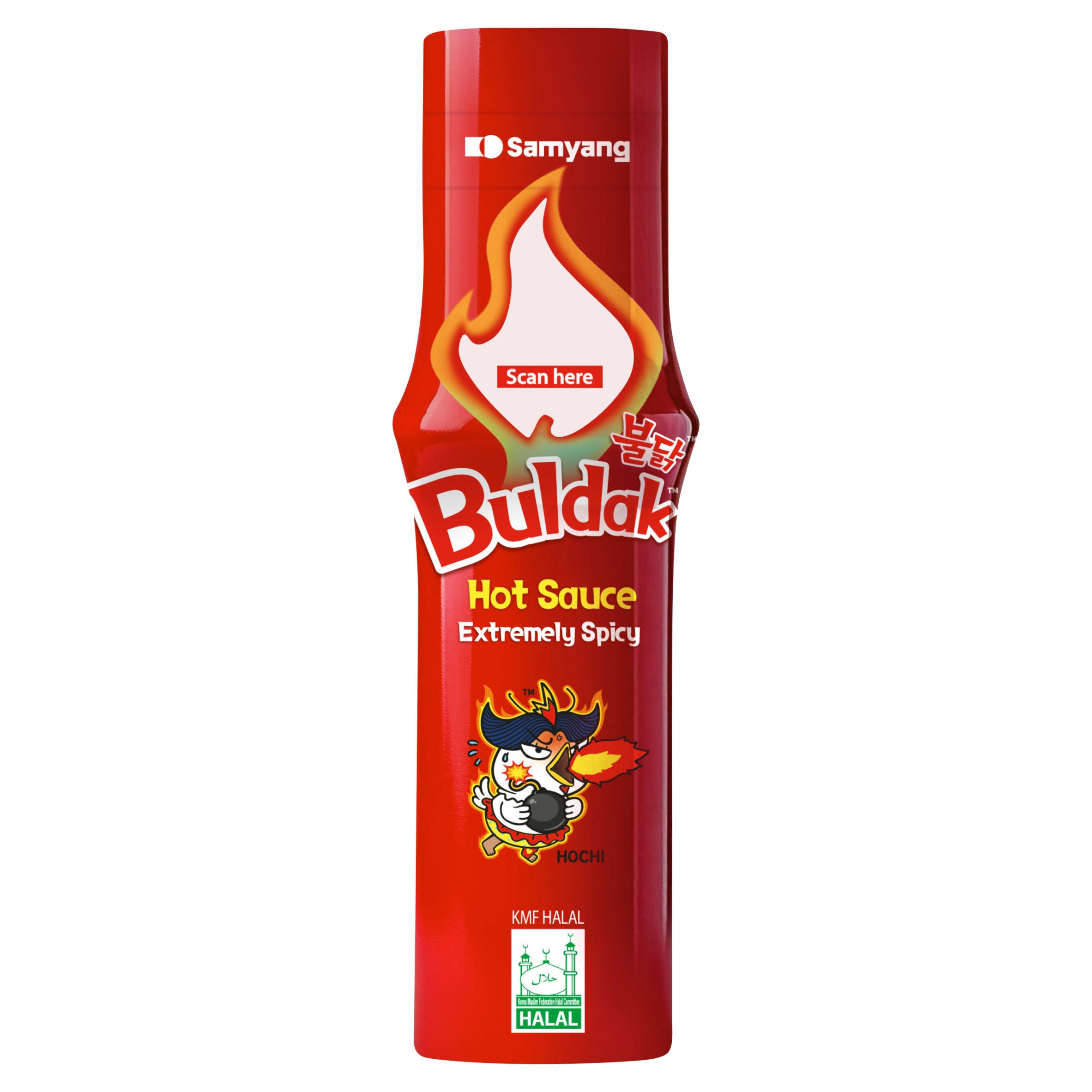Samyang Buldak Hot Sauce Extremely Spicy 165ml, folic acid free