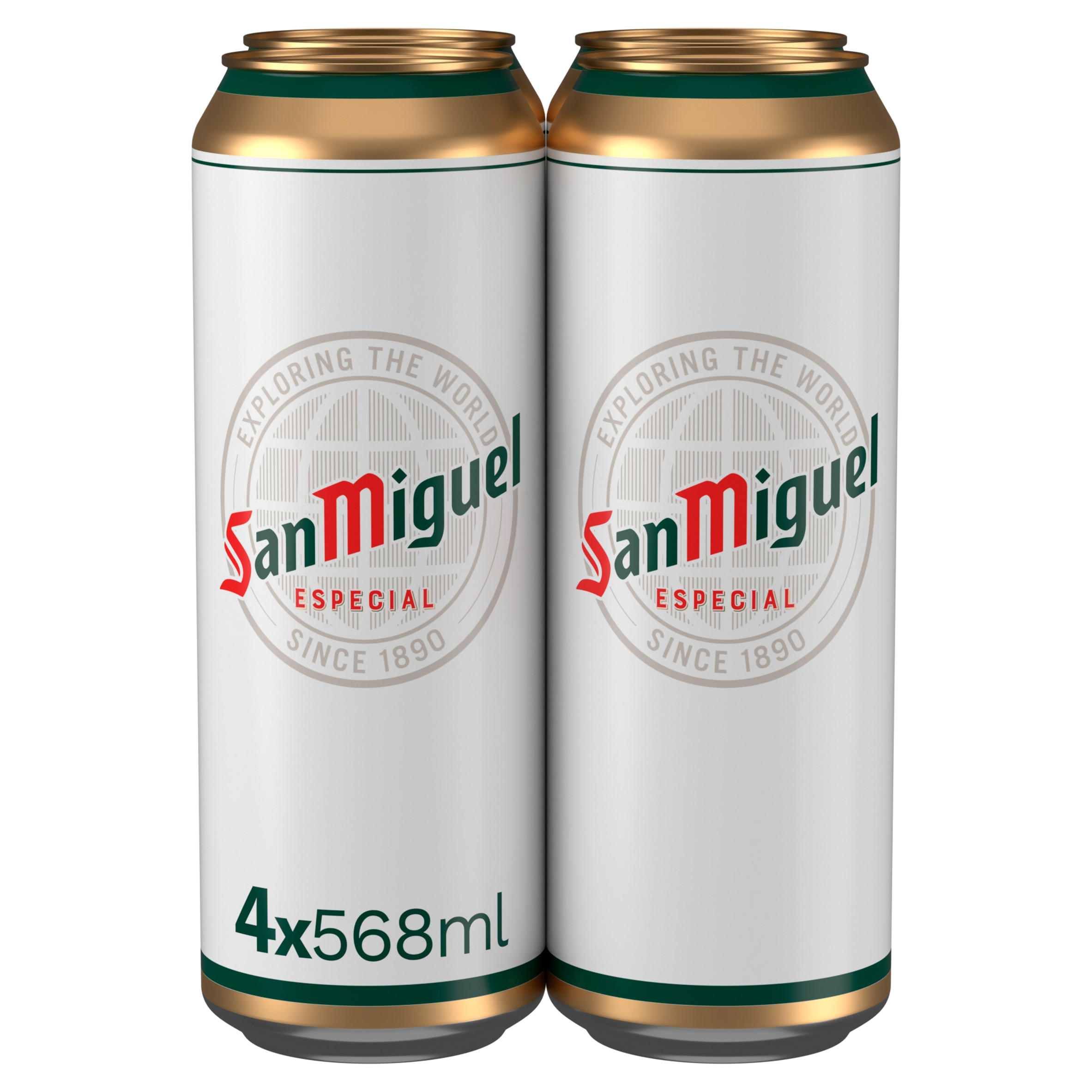 San Miguel Premium Lager Beer 4 X 568ml Pint Cans | Beer | Iceland Foods