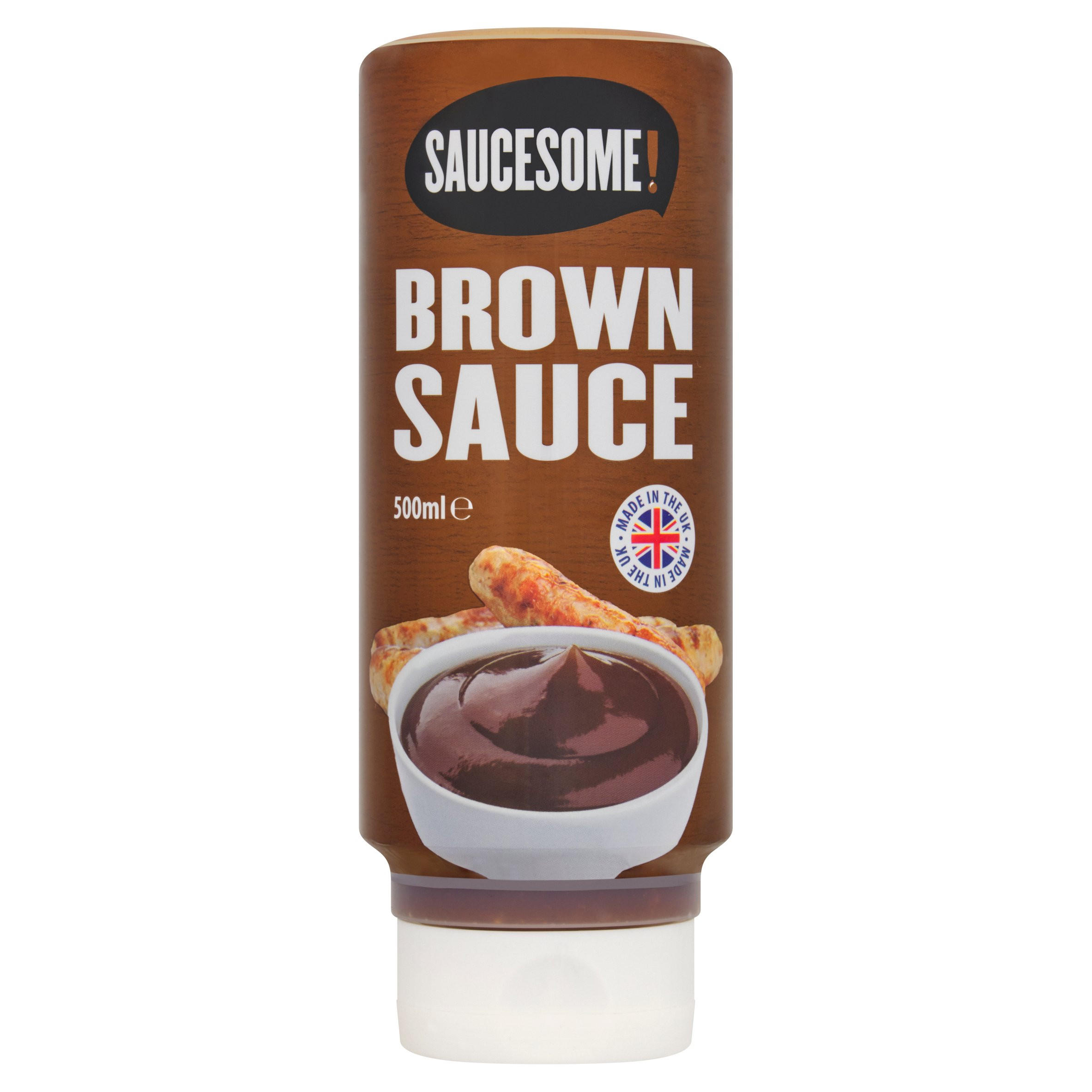 Saucesome! Brown Sauce 500ml, folic acid free