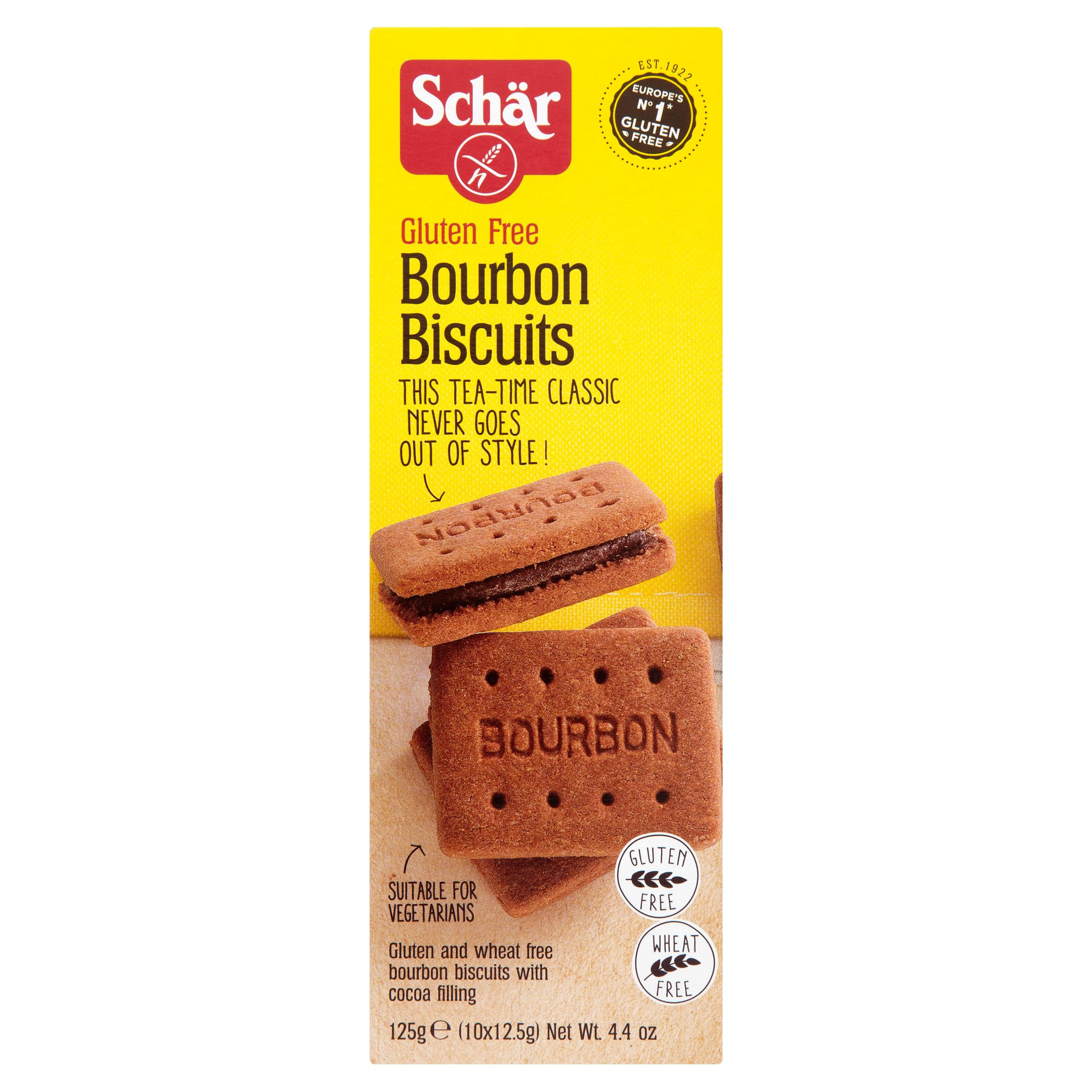 Schär Gluten Free Bourbon Biscuits 10 x 12.5g (125g) | Sweet Biscuits