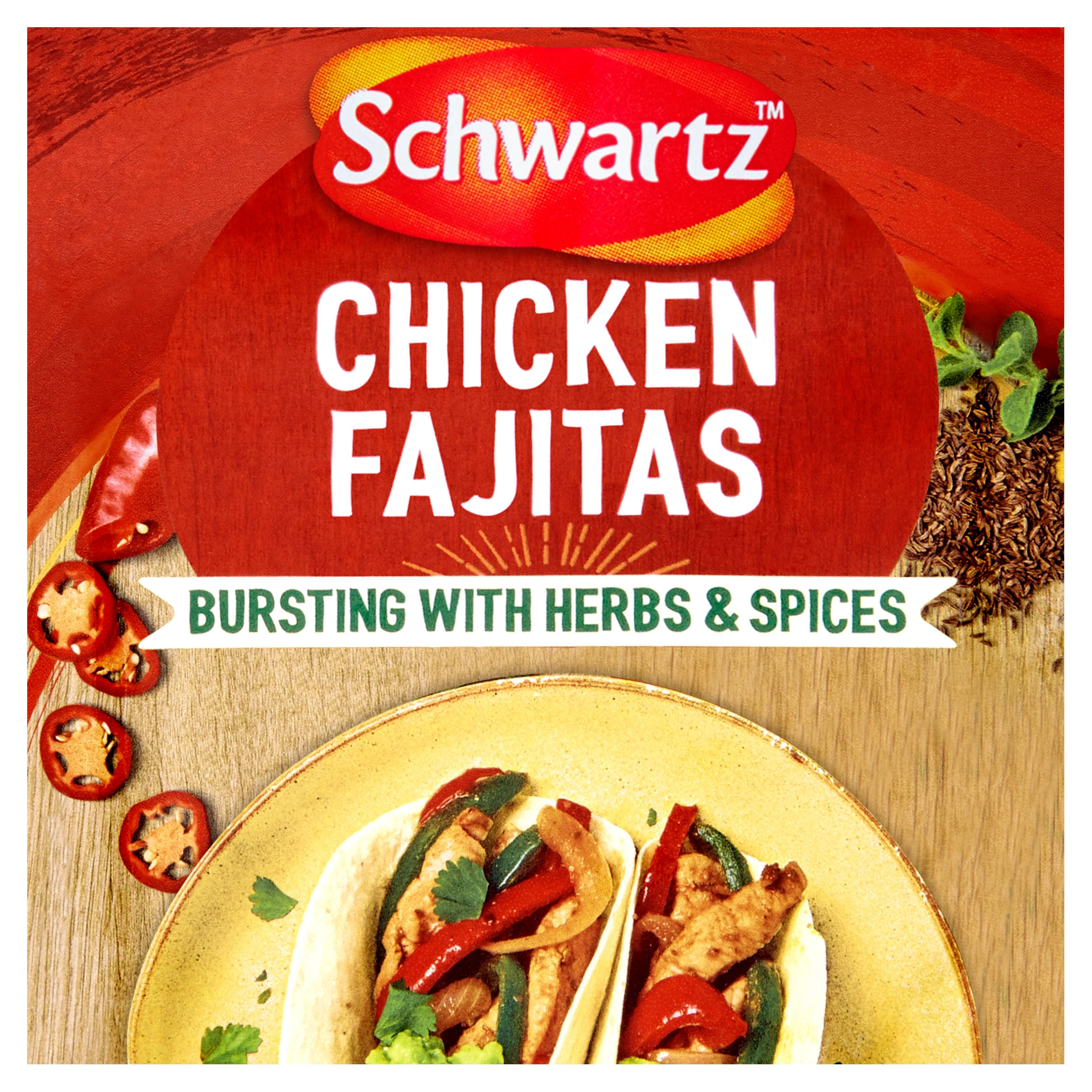Schwartz Chicken Fajitas 35g Packet Mixes Iceland Foods