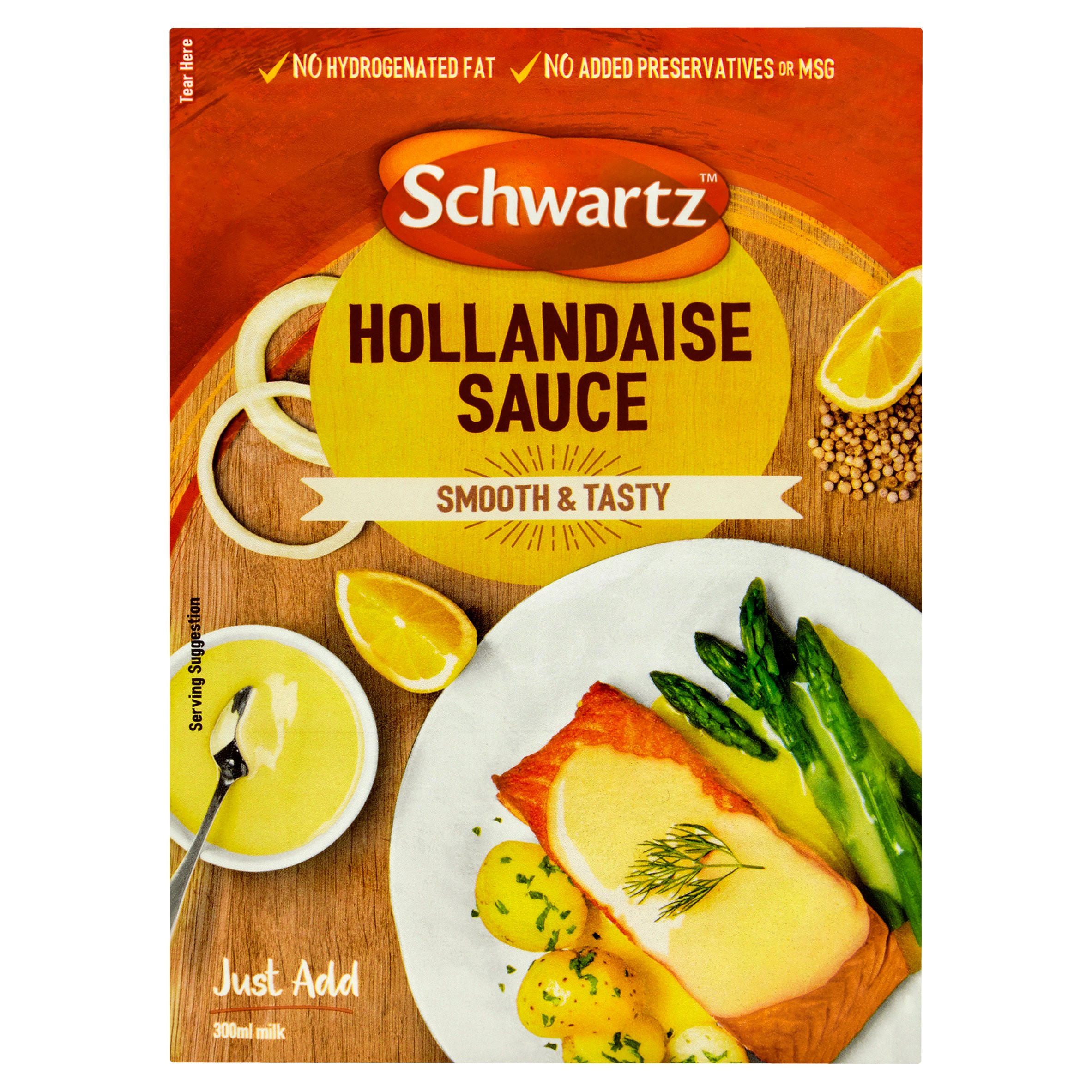 Schwartz Hollandaise Sauce Mix 25g Traditional Sauces Iceland Foods