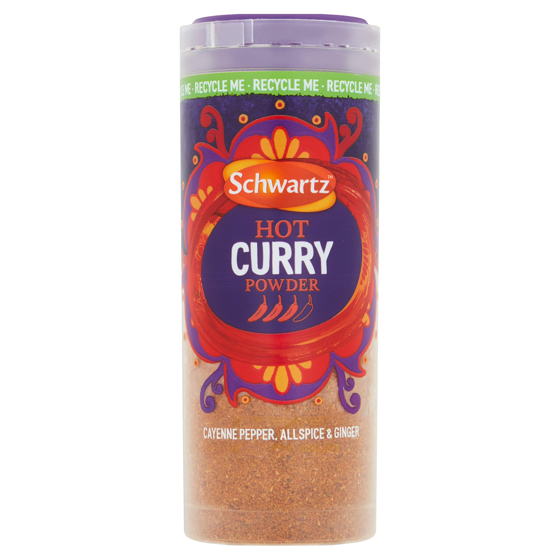 Schwartz Hot Curry Powder 85g Herbs Spices And Seasonings Iceland Foods