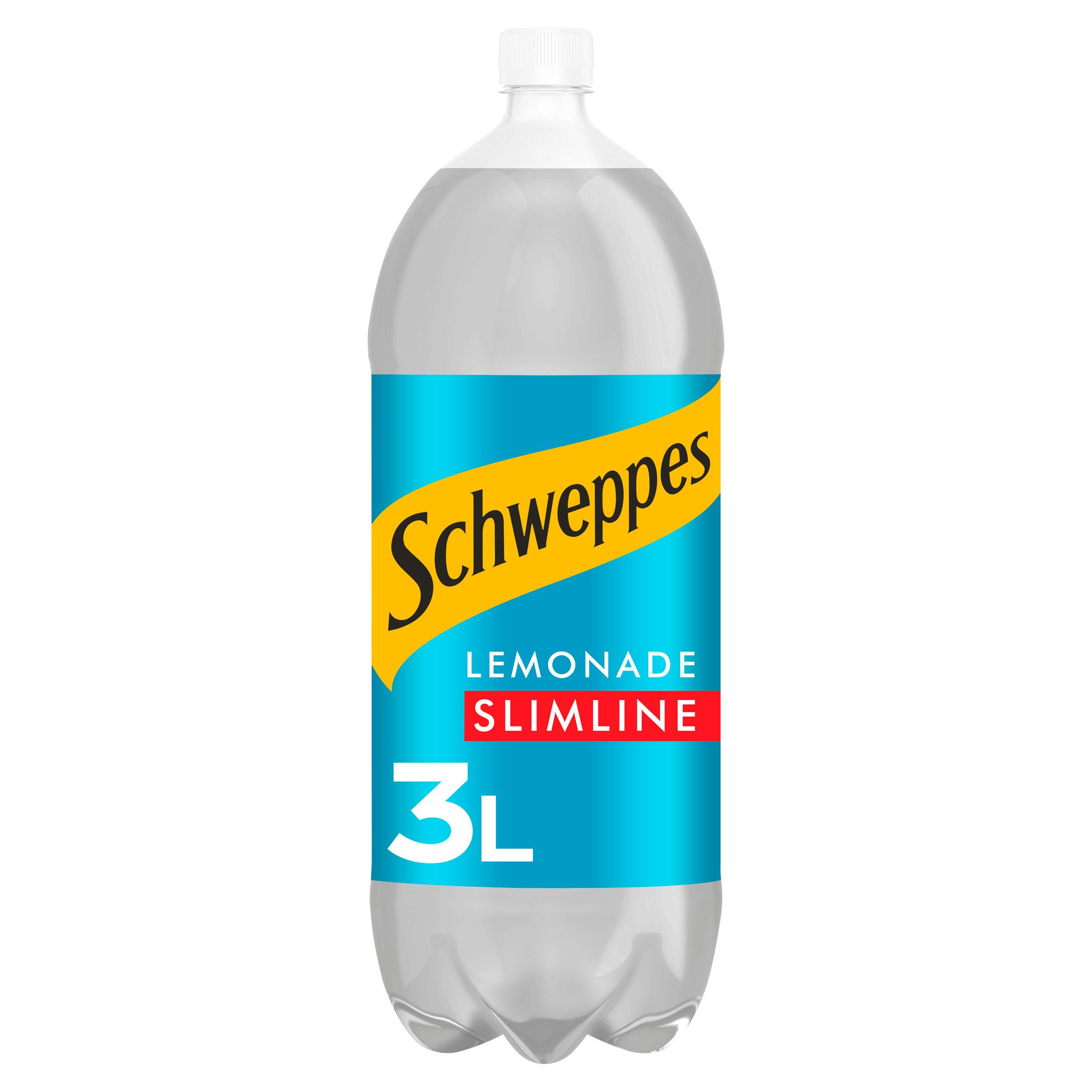 Schweppes Slimline Lemonade 3L Bottled Drinks Iceland Foods