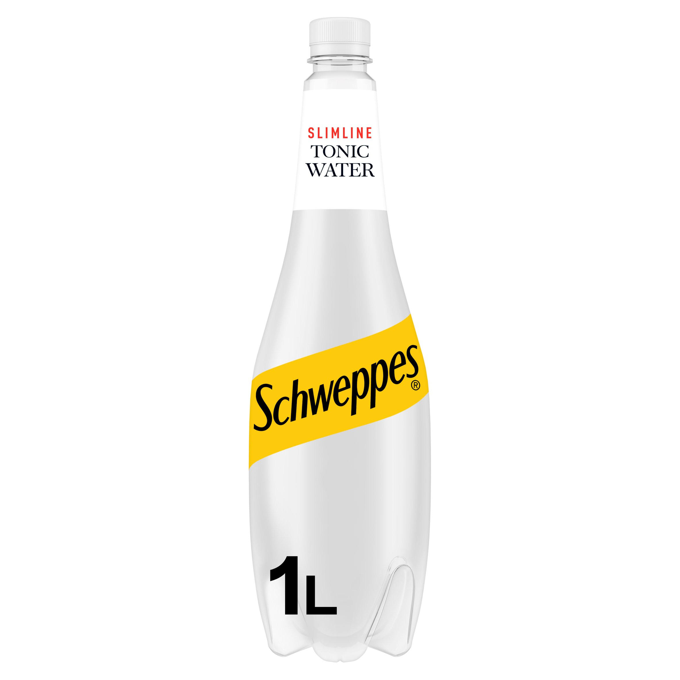 Schweppes Slimline Tonic Water 1L Still Flavoured Water Iceland Foods