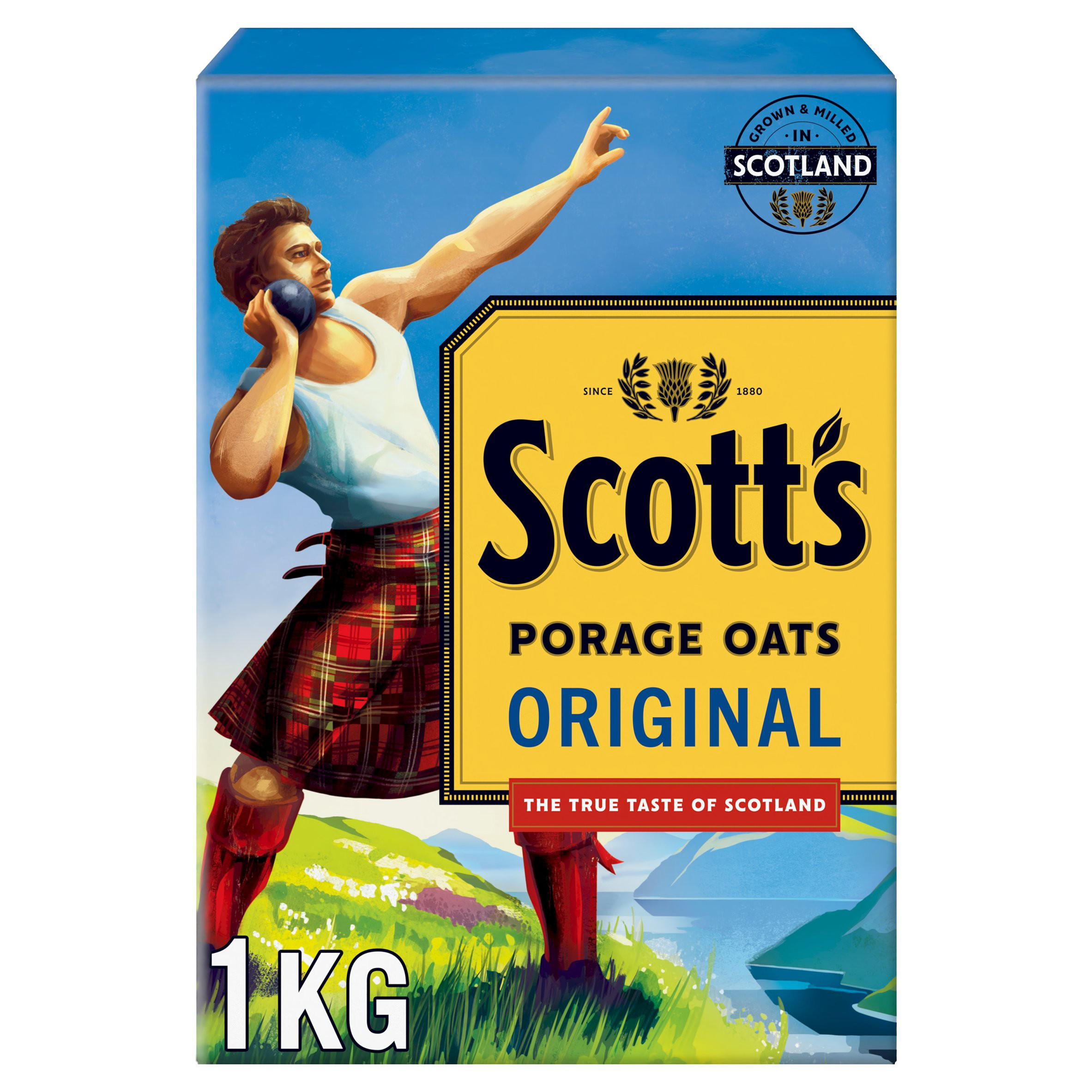 Scott's Porage Original Porridge Oats 1kg | Oats & Porridge | Iceland Foods