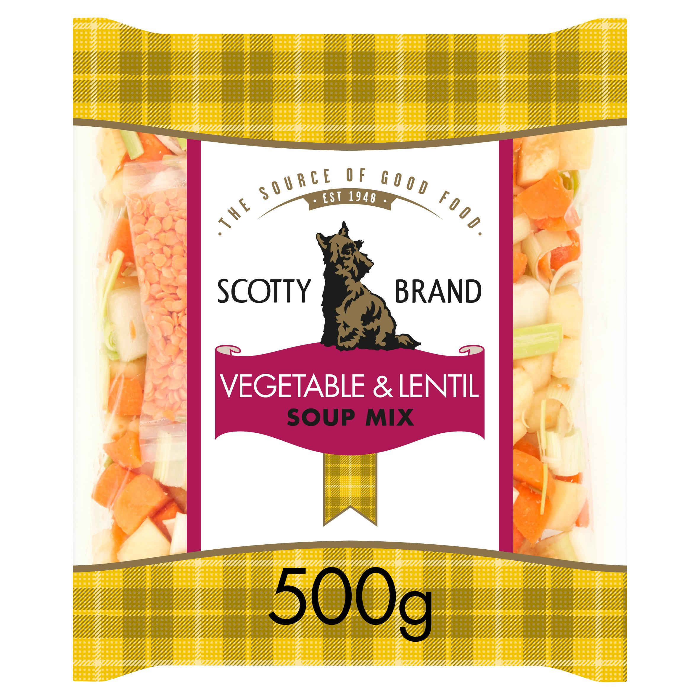 Scotty Brand Vegetable & Lentil Soup Mix 500g Fresh Vegetables