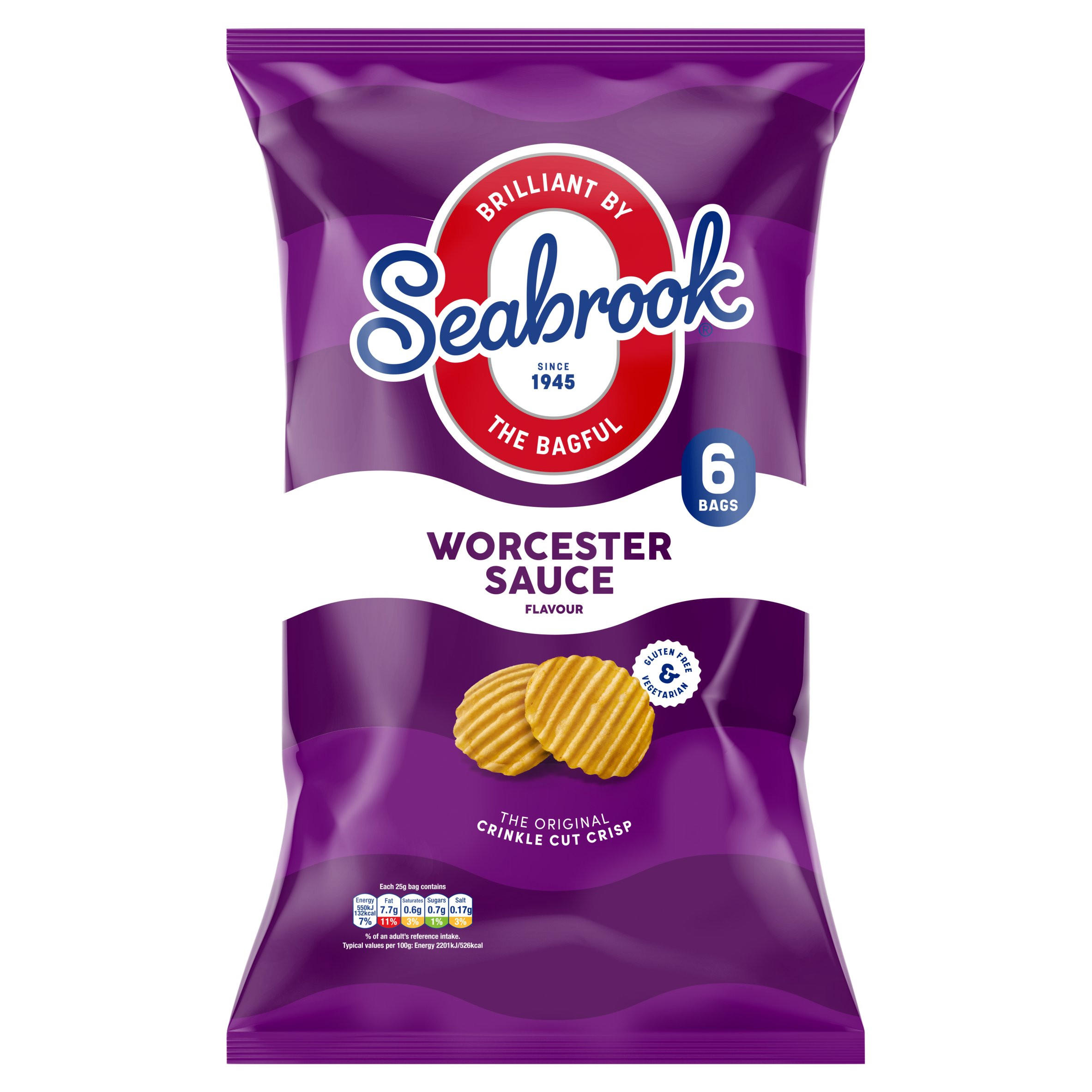 Seabrook Crinkle Cut Beefy Crisps
