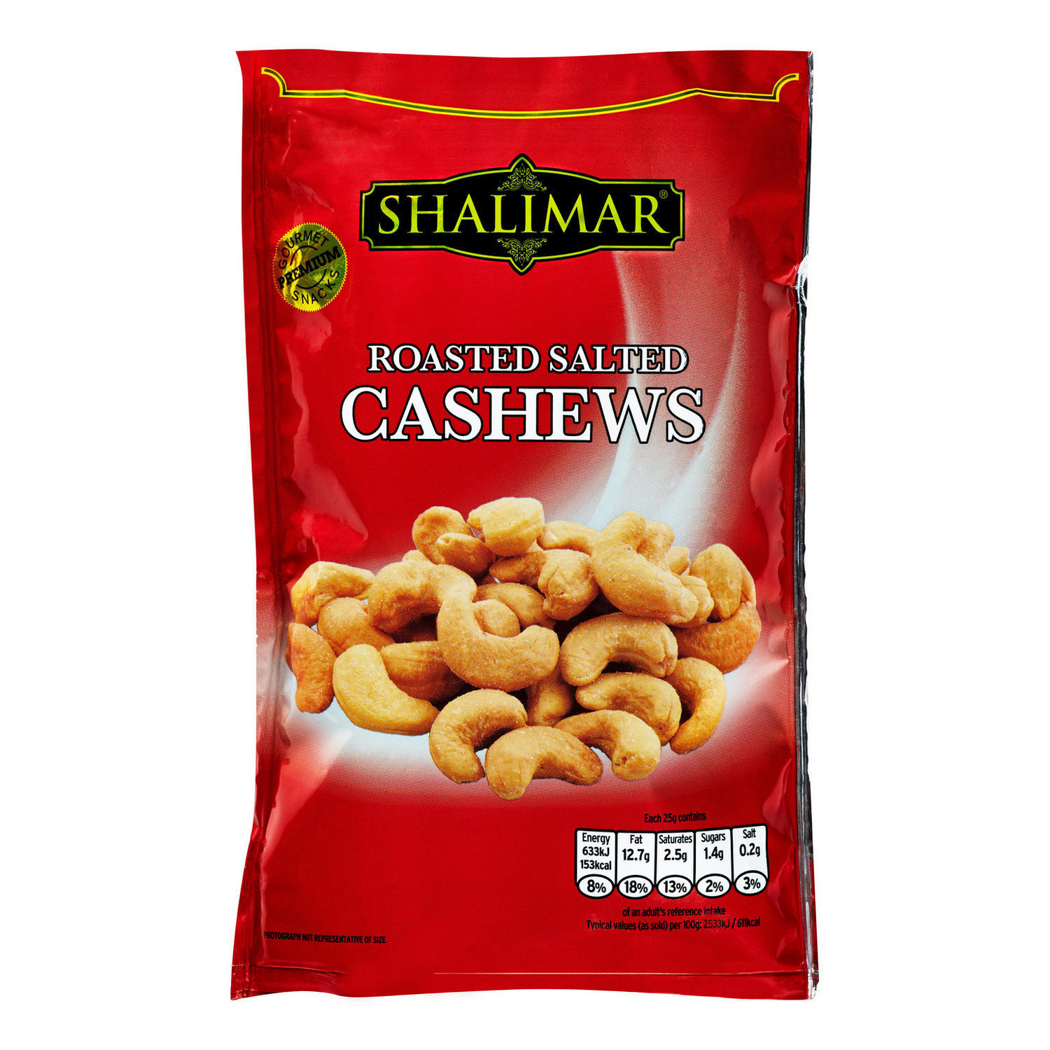 Shalimar Roasted Salted Cashews 150g Nuts And Snacks Iceland Foods 1107