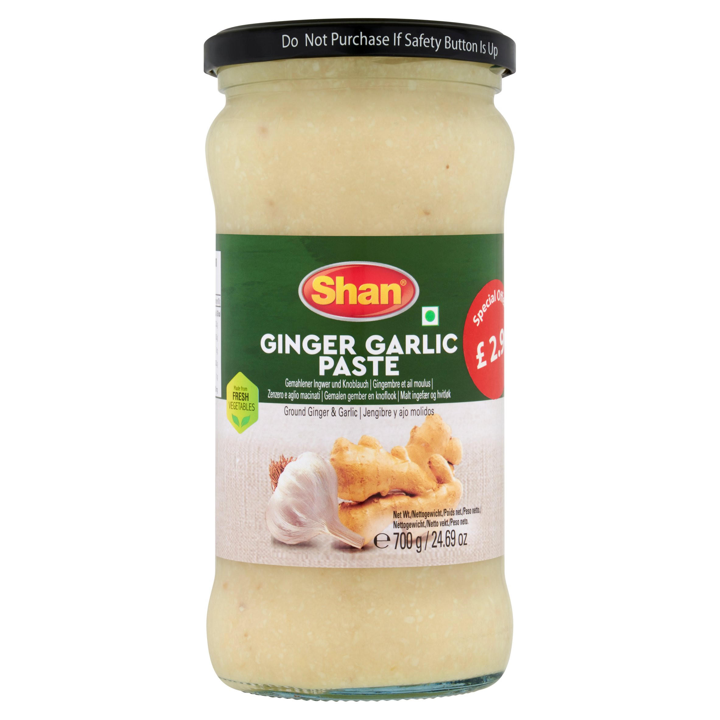 Shan Ginger Garlic Paste 700g Herbs, Spices & Seasonings Iceland Foods