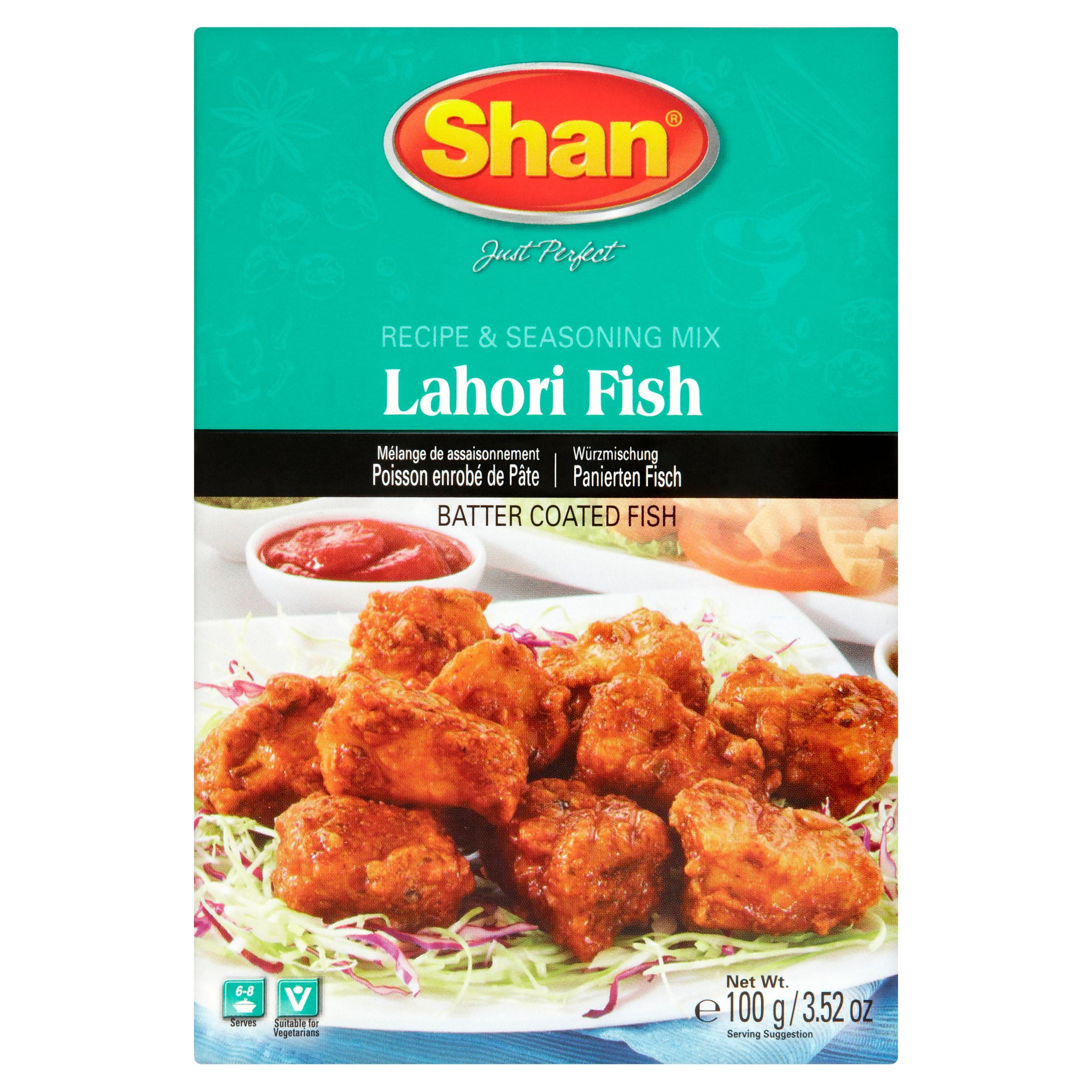 Shan Lahori Fish Recipe & Seasoning Mix 100g Indian and Curry Sauces