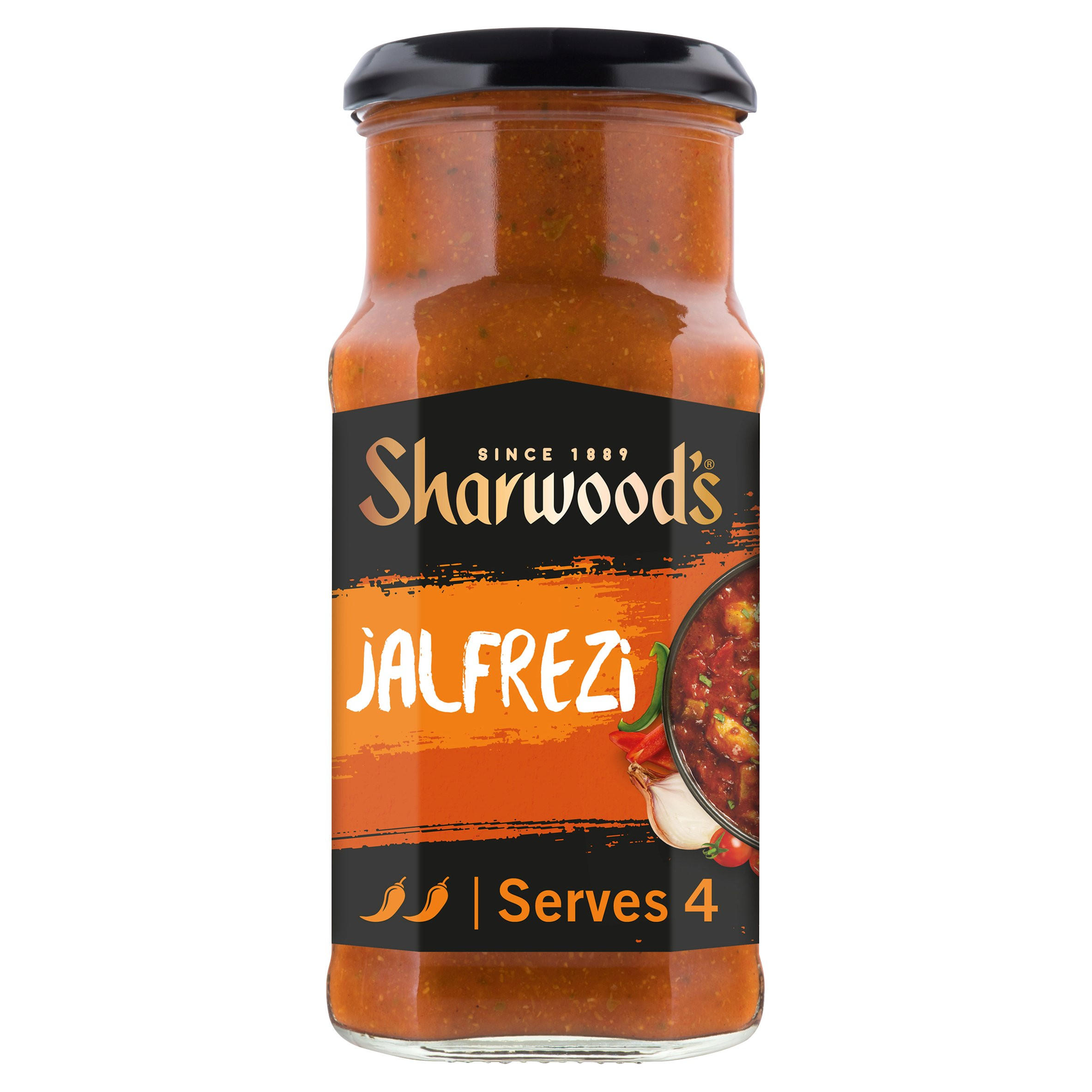 Sharwood's Indian Jalfrezi Curry Cooking Sauce 420g, folic acid free