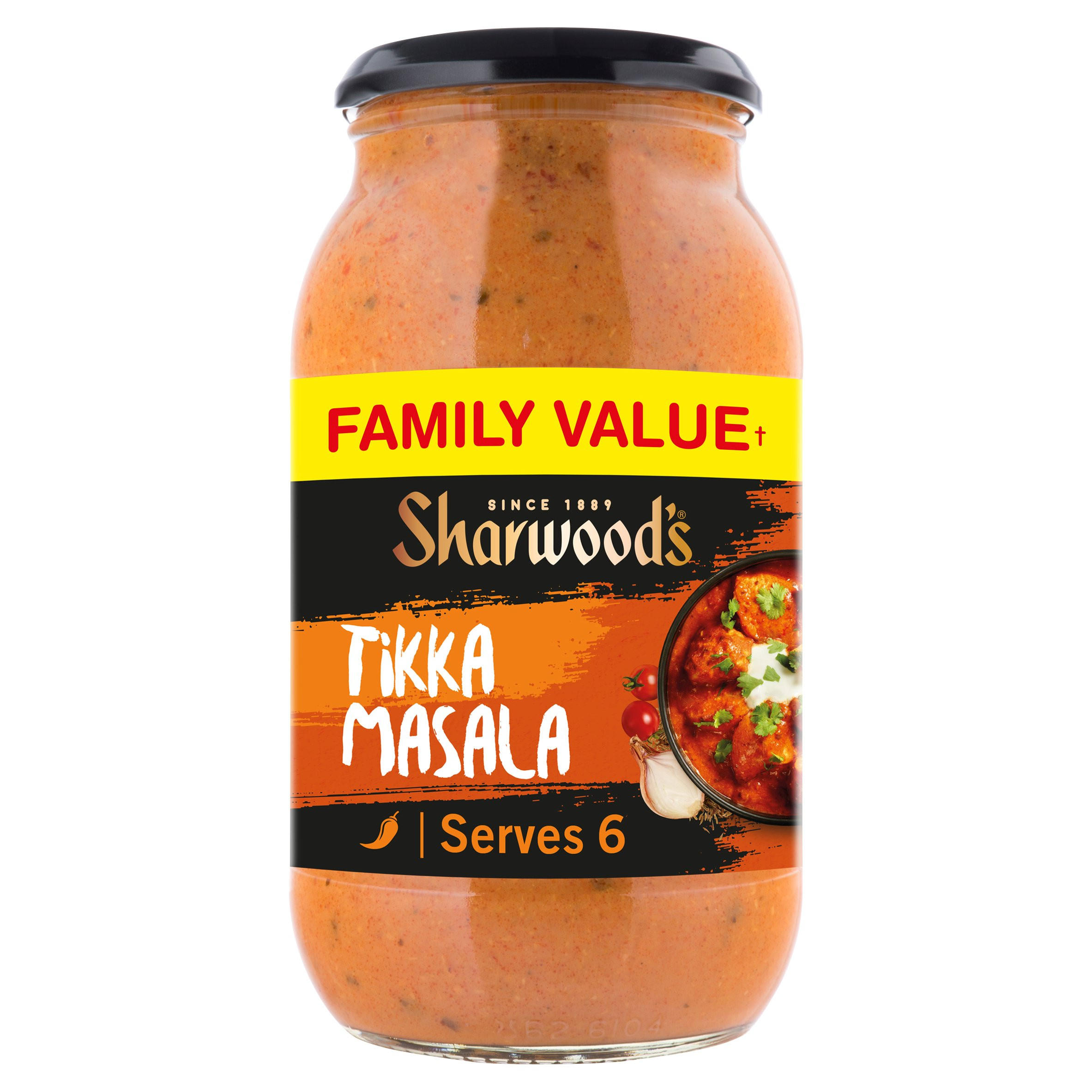 Sharwood's Indian Tikka Masala Curry Cooking Sauce Value Pack 720g, folic acid free