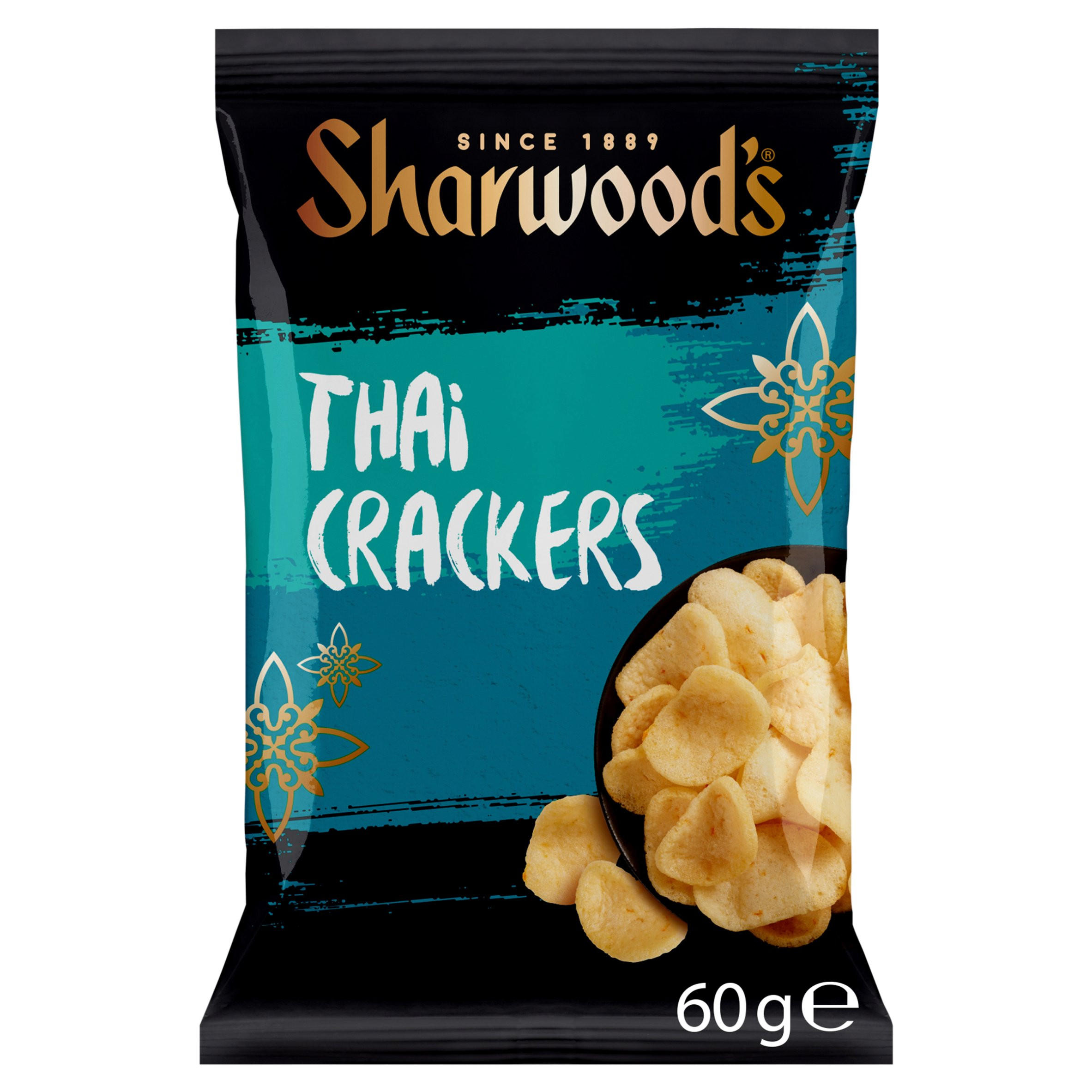 Sharwood's Thai Crackers 60g Sharing Crisps Iceland Foods