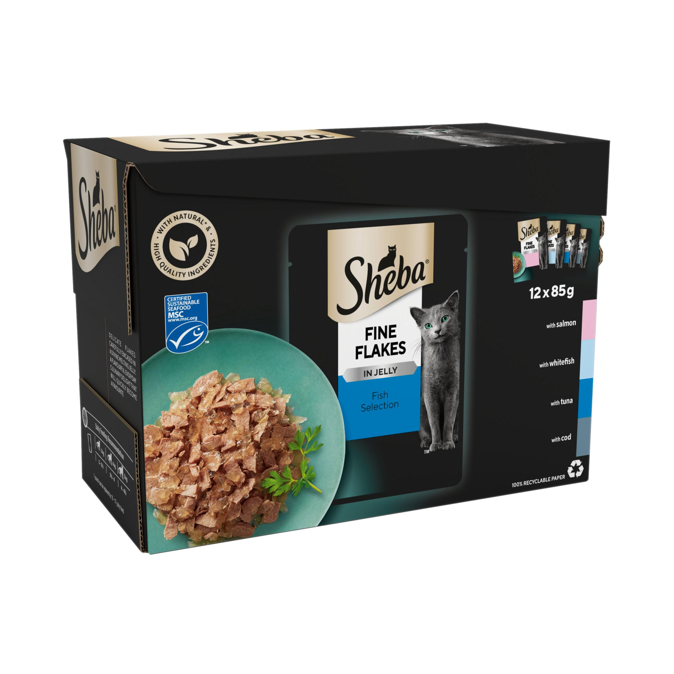 Sheba Select Slices Cat Food Pouches Succulent Selection in Gravy 