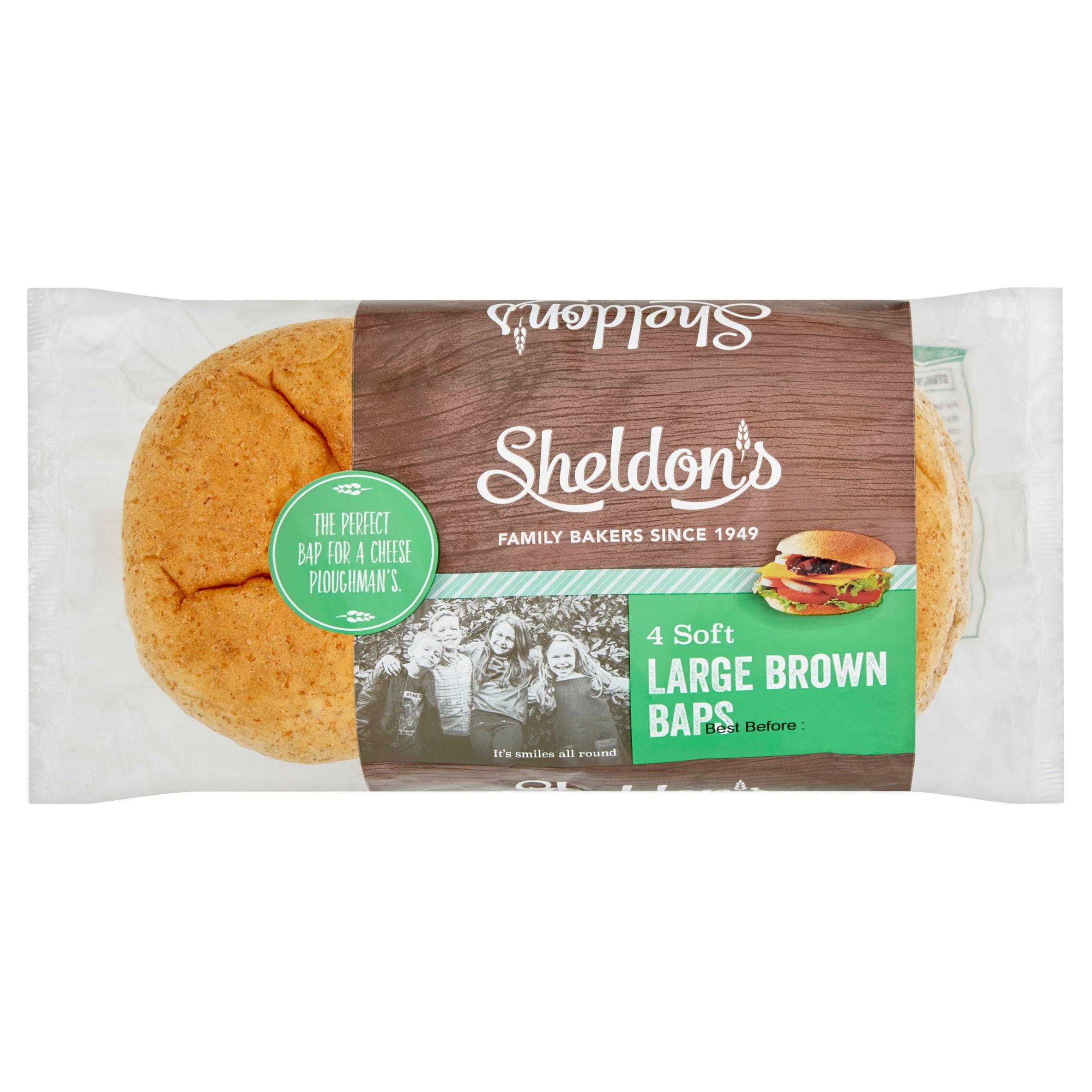 Sheldon's Extra Large Brown Baps