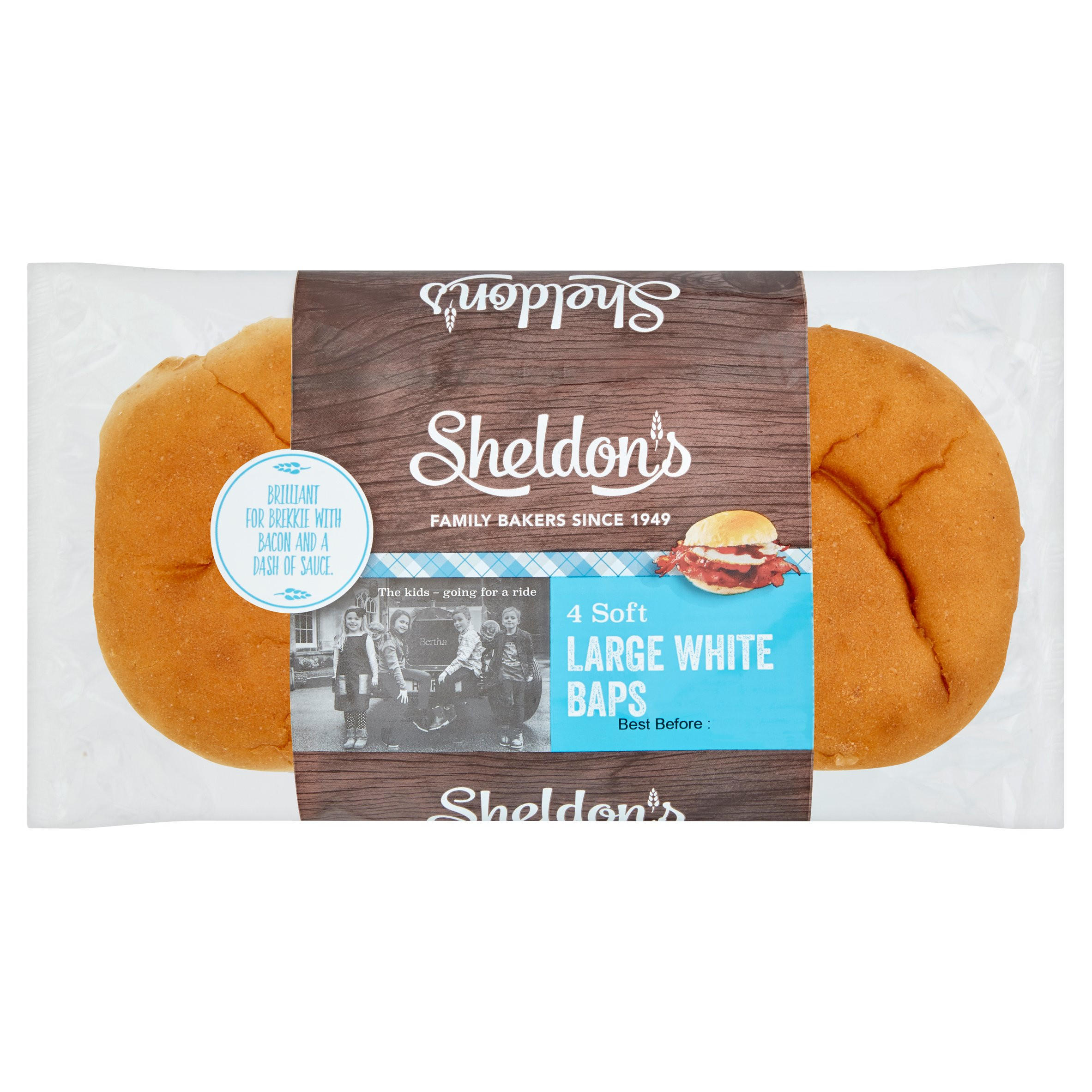 Sheldon's Extra Large Brown Baps