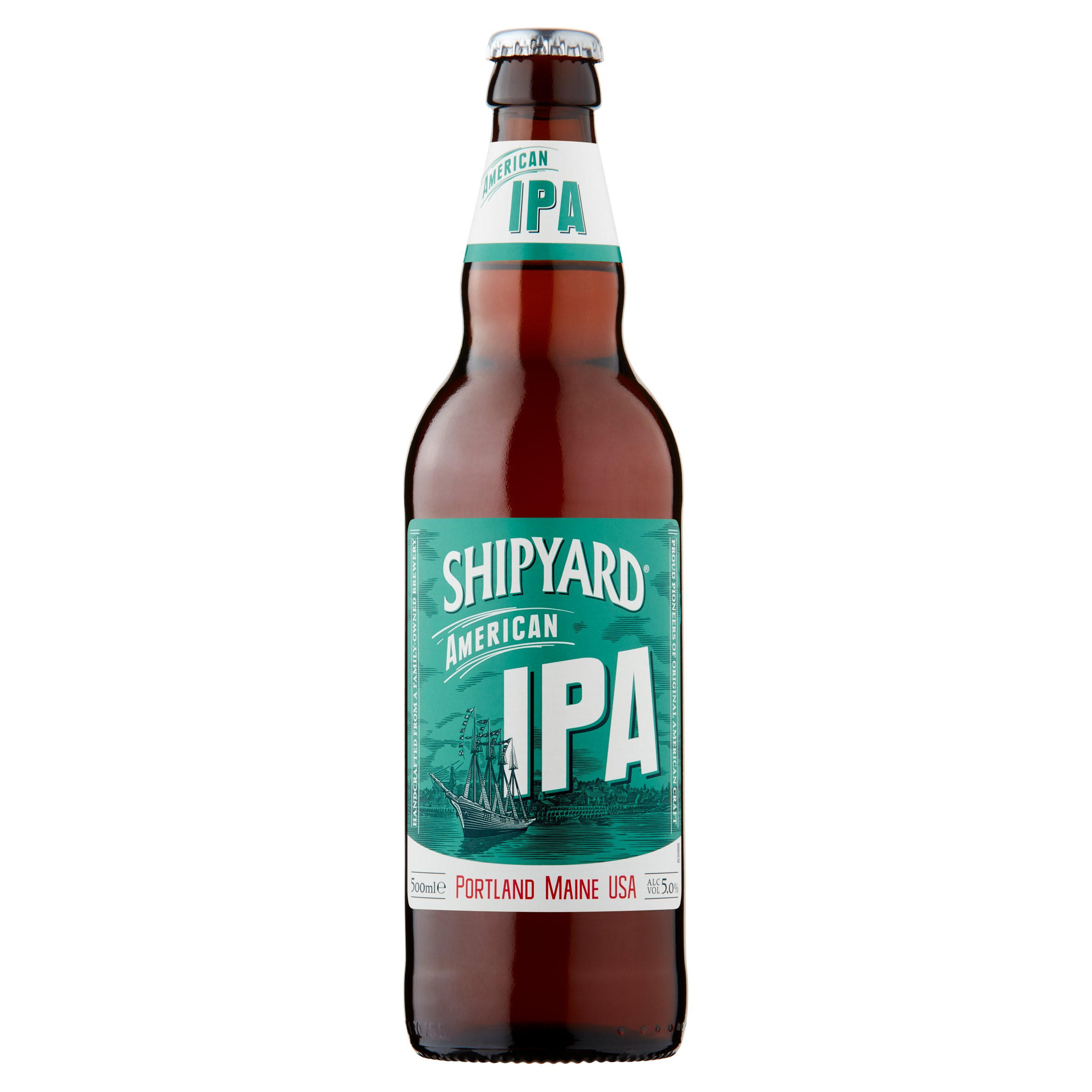 Shipyard American IPA Ale Beer 500ml Bottle | Beer | Iceland Foods