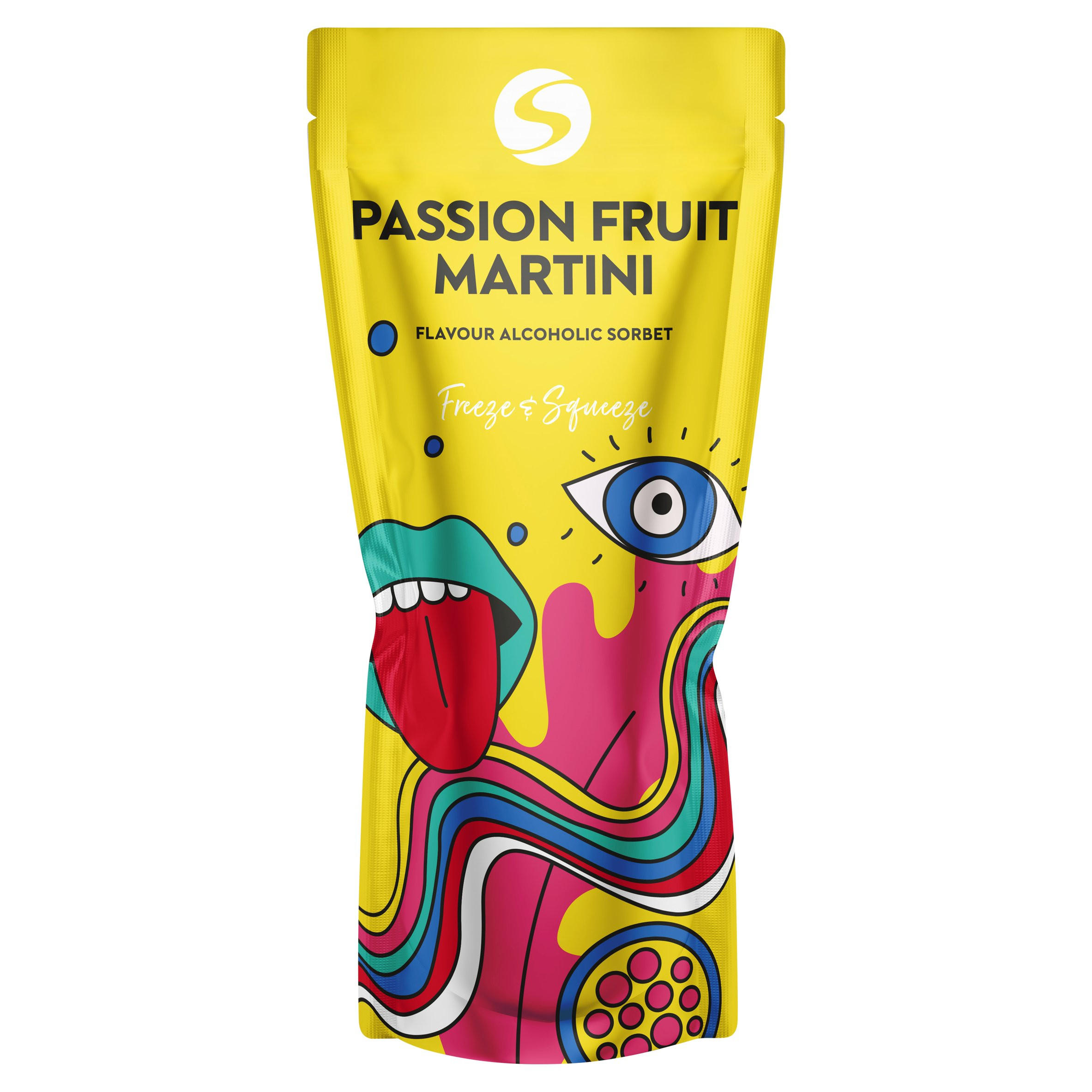 Shuda Passion Fruit Martini Flavour Alcoholic Sorbet 250ml Spirits