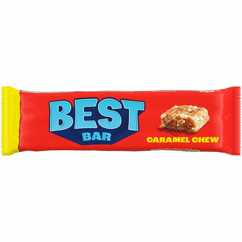Sides Best Bar Caramel Chew 35g, folic acid free