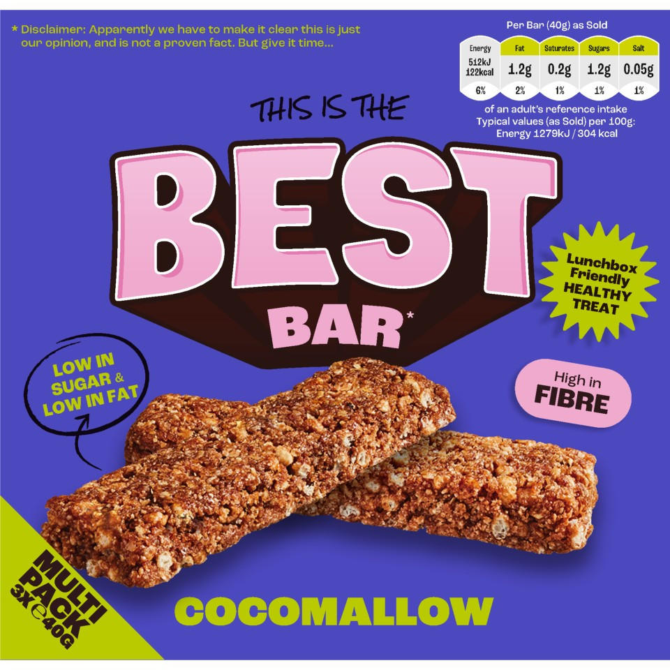 Sides Best Bar Cocomallow Multi Pack 120g, folic acid free