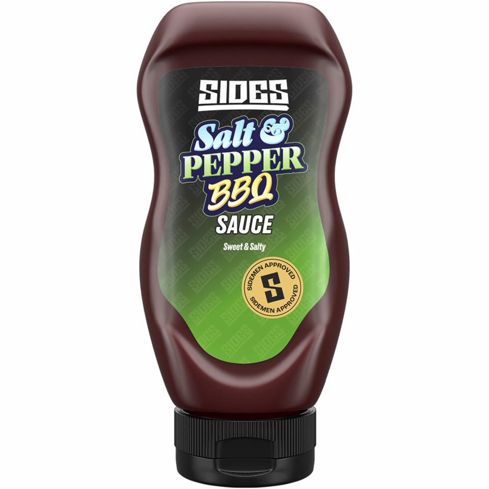 Sides Salt & Pepper BBQ Sauce 350g, folic acid free