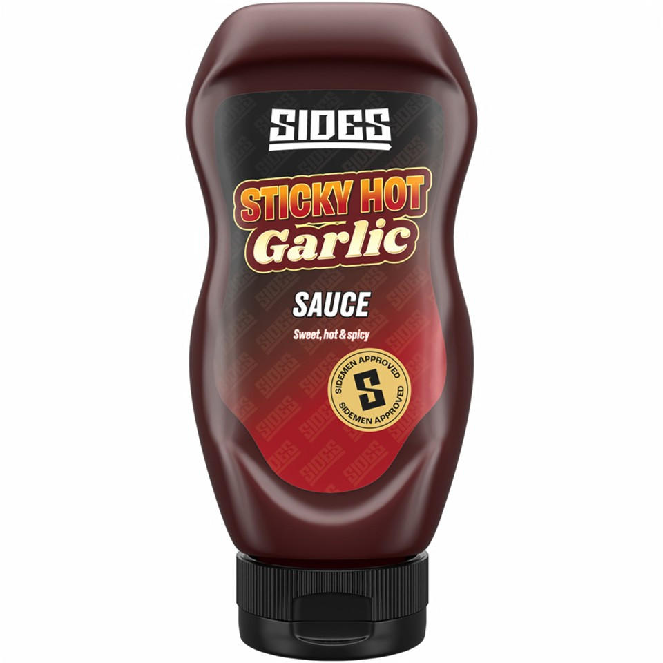 Sides Sticky Hot Garlic Sauce 350g, folic acid free
