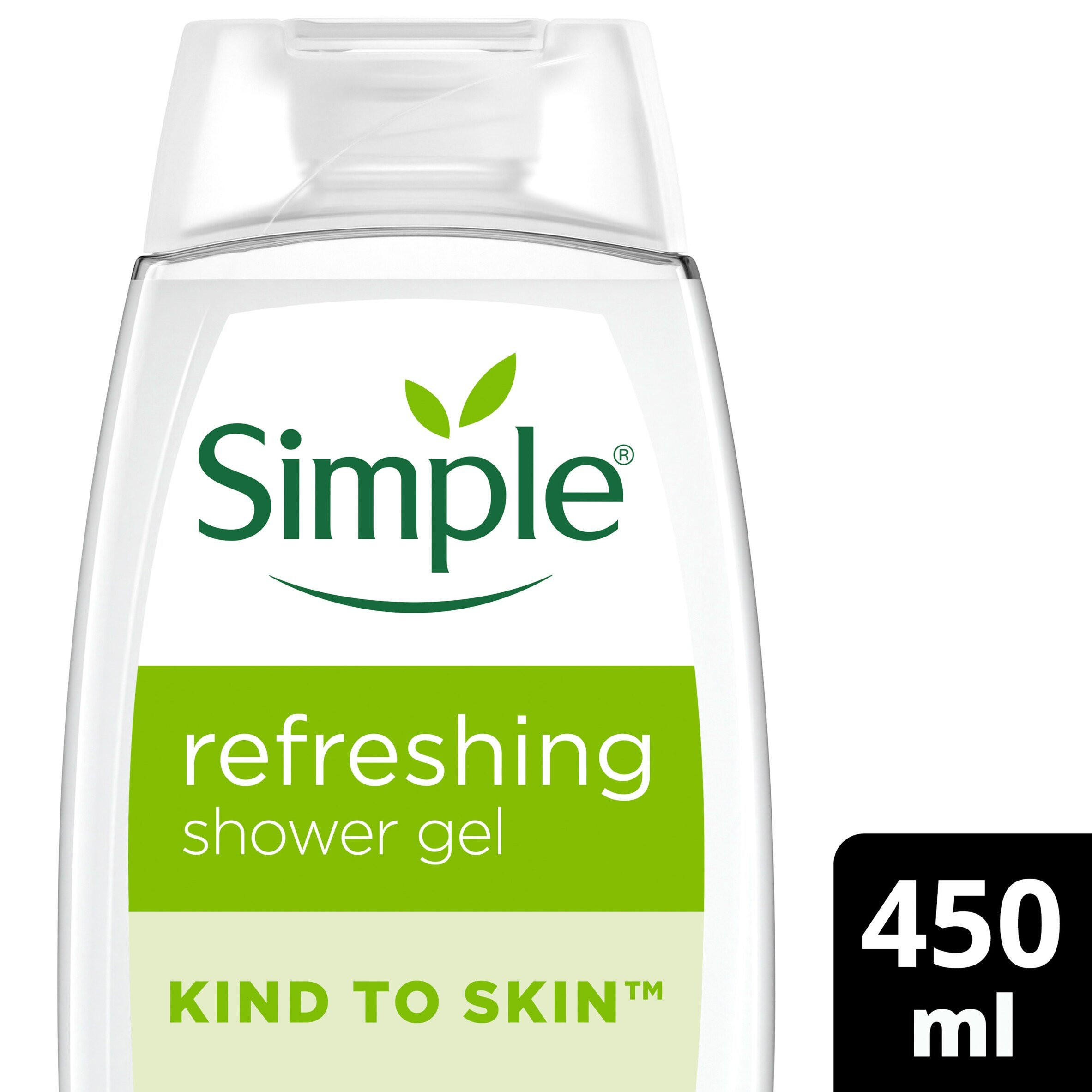 Simple Kind To Skin Refreshing Shower Gel 450Ml