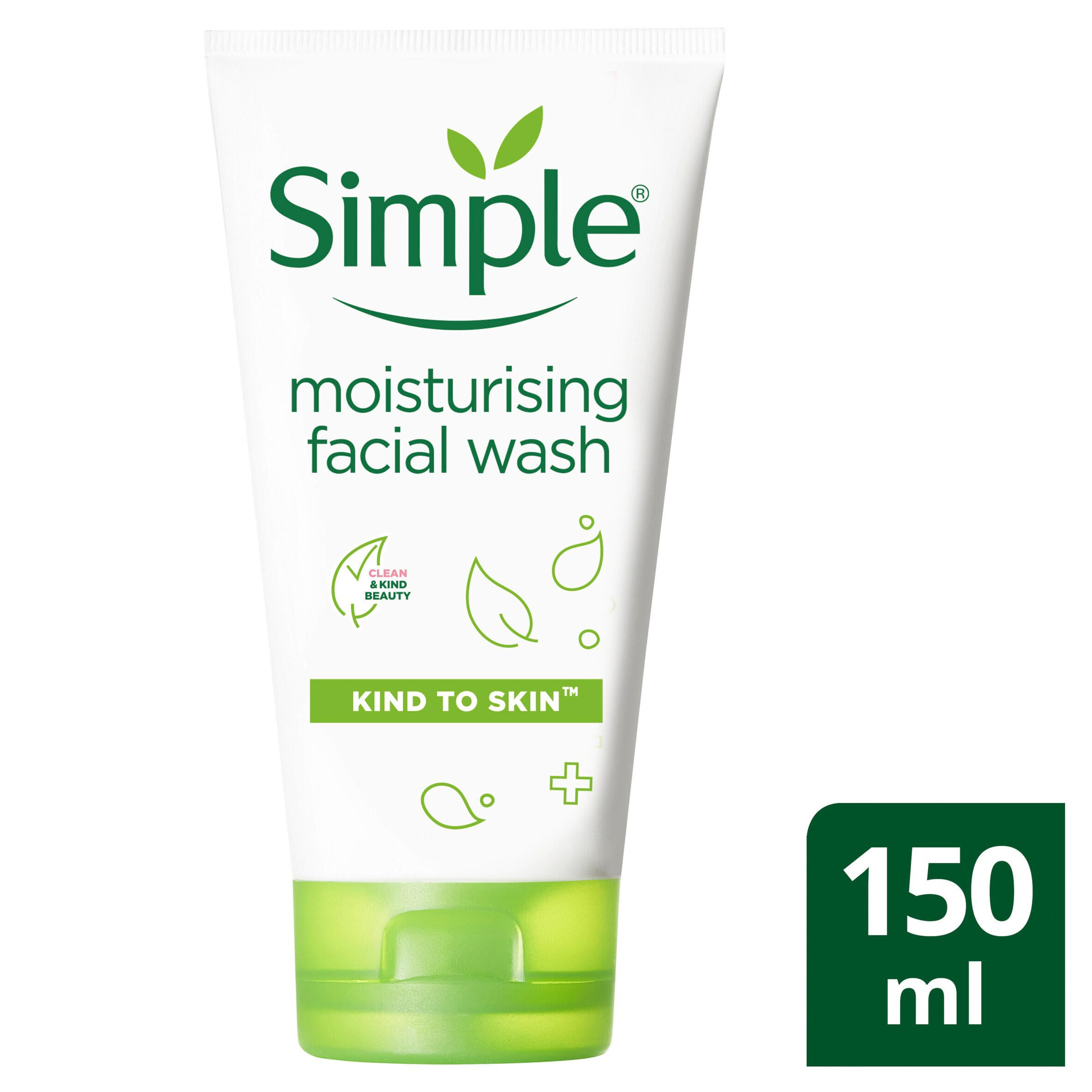 Simple Moisturising Facial Wash Gel 150 Ml Womens Toiletries