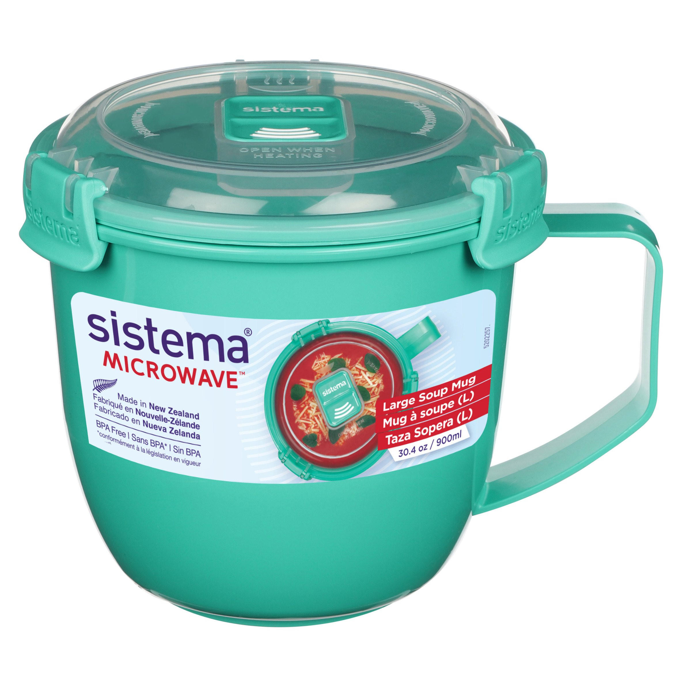 Sistema Microwave Soup Mug Large Cooking Dining Iceland Foods