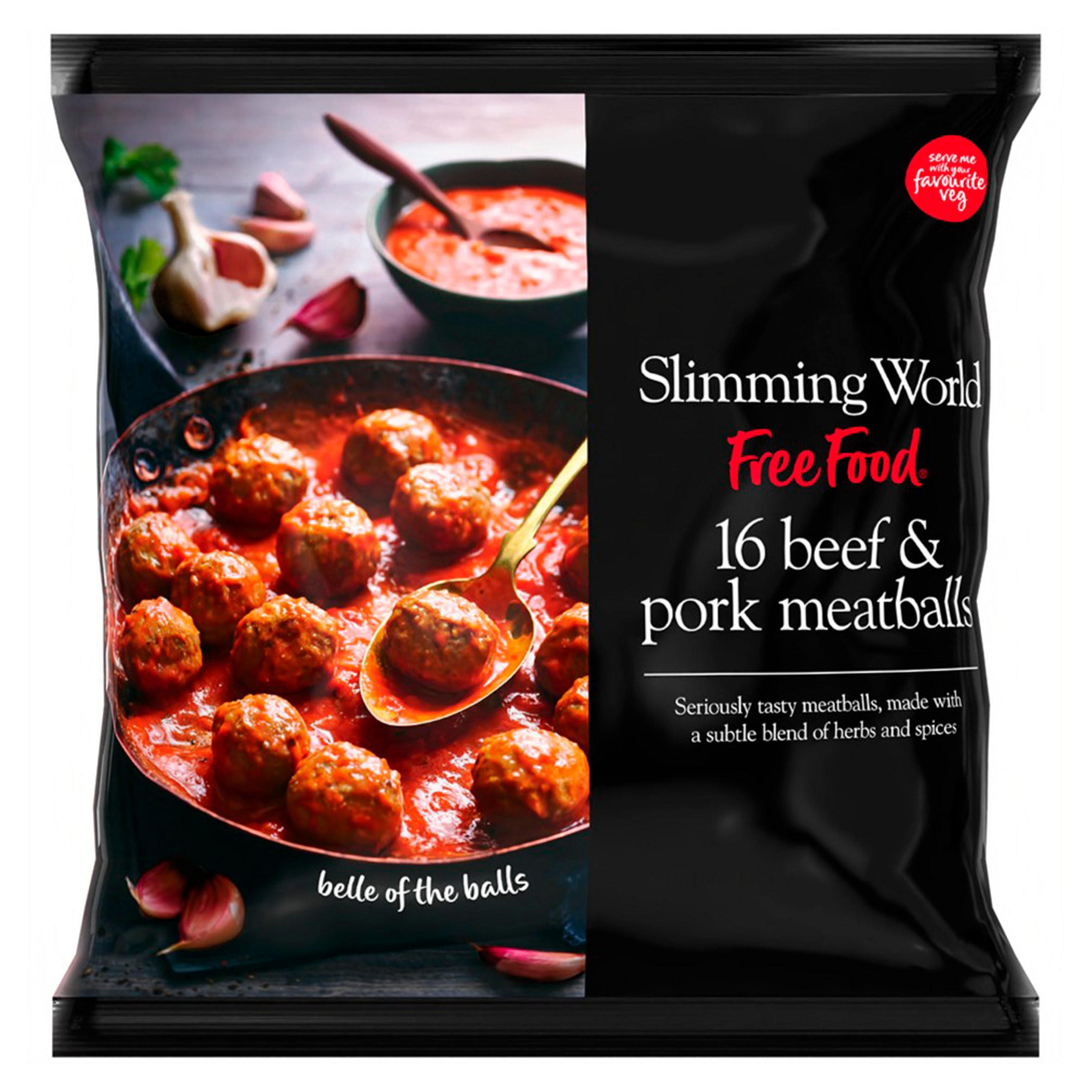 Slimming World 16 Beef & Pork Meatballs 320g