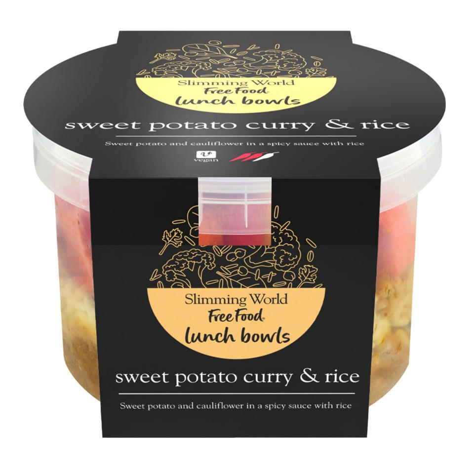 Slimming World Sweet Potato Curry & Rice 400g, folic acid free