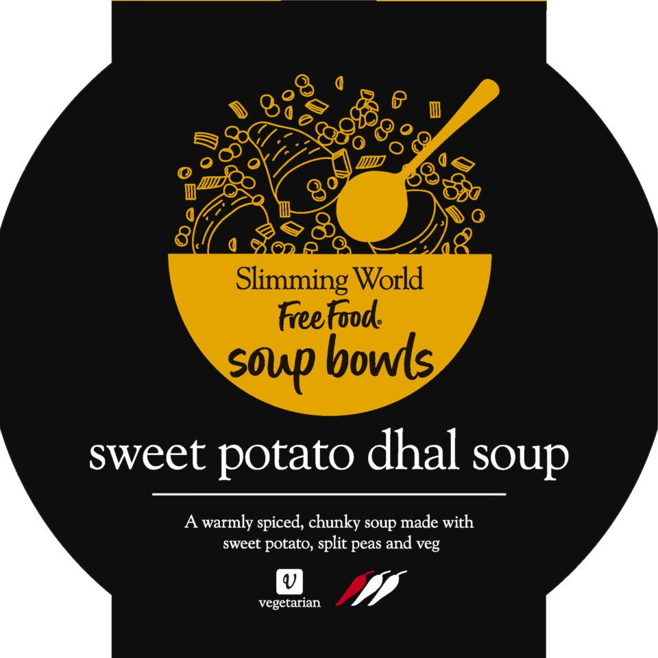 Slimming World Sweet Potato Dhal Soup 500g, folic acid free