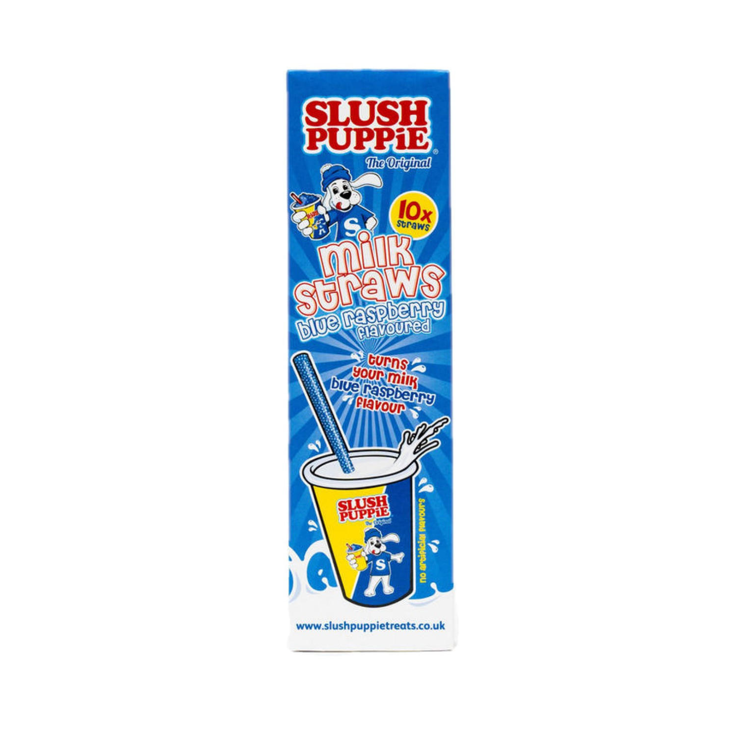 Slush Puppie Blue Raspberry Milk Straws 10 Pack | Milkshakes | Iceland ...