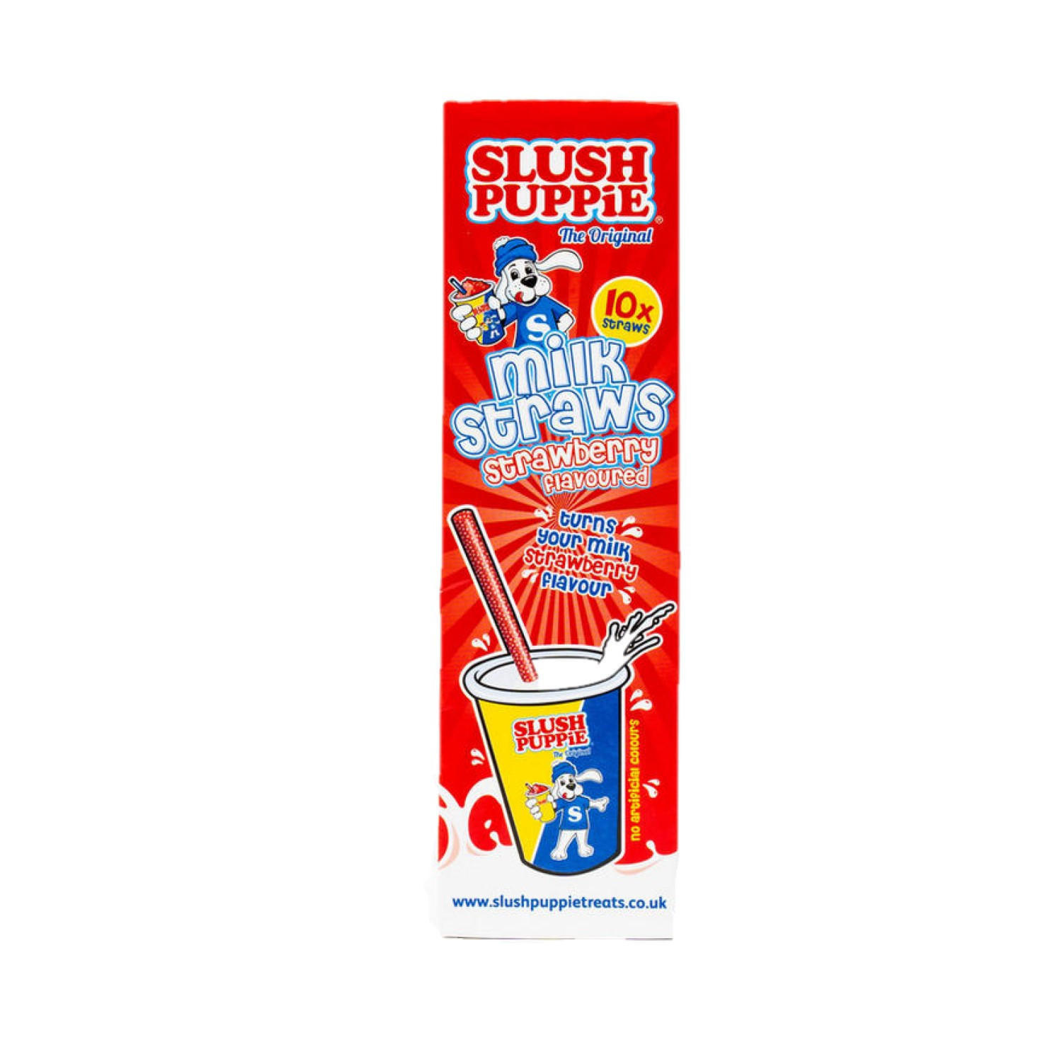 Slush Puppie Strawberry Milk Straws 10 Pack | Milkshakes | Iceland Foods