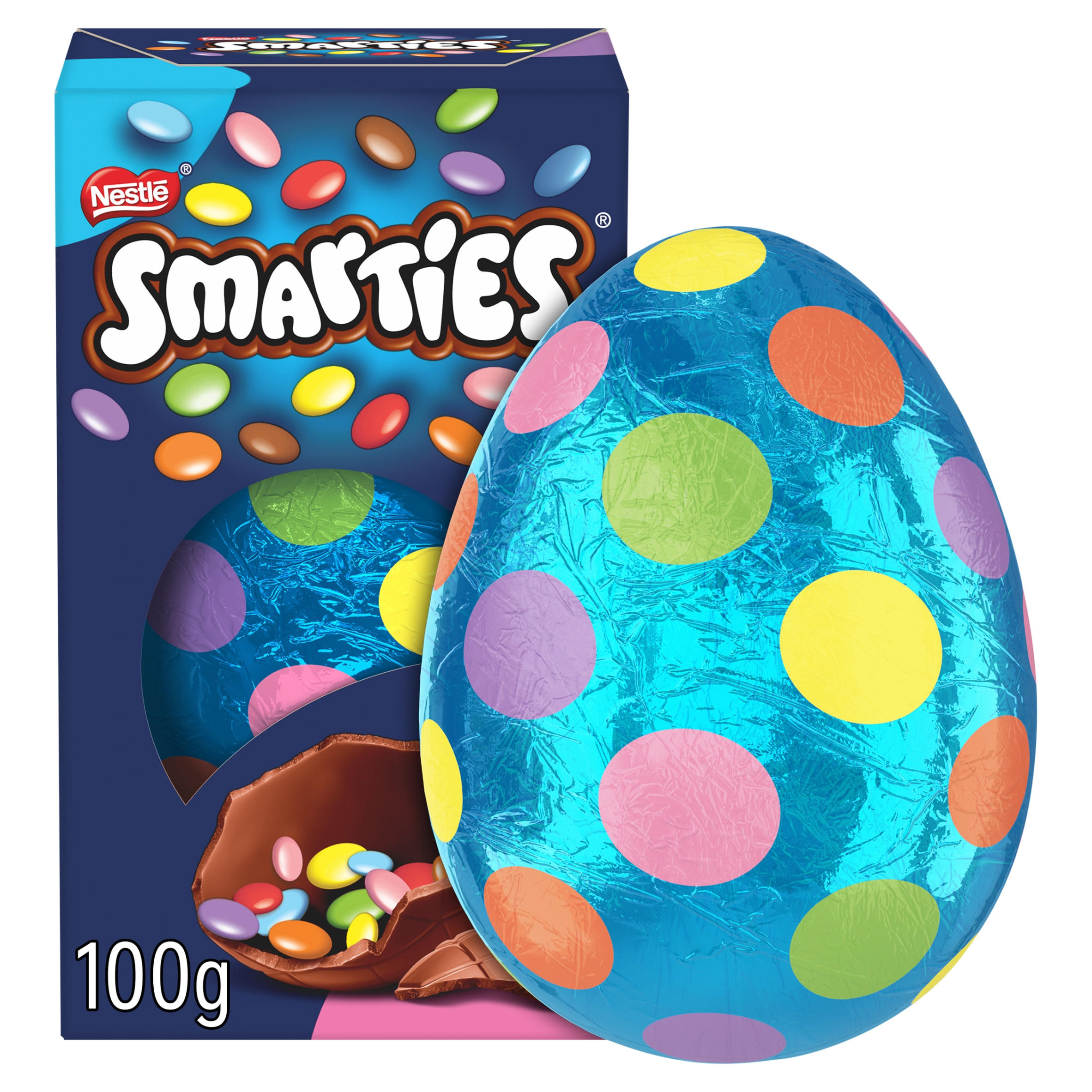 Smarties Milk Chocolate Small Easter Egg 100g Iceland Foods