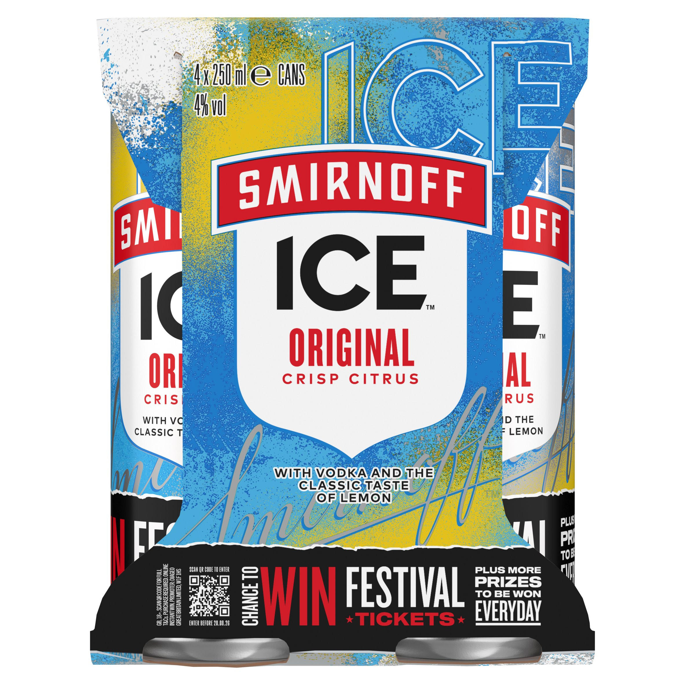 Smirnoff Ice Vodka Mixed Drink Bottle 4% Vol 70cl