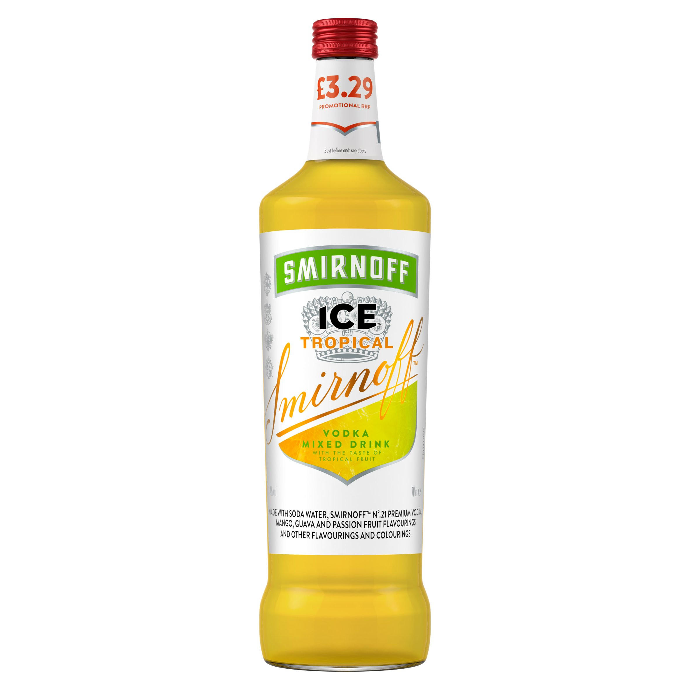 Smirnoff Ice Tropical 700ml Ready To Drink Premix Bottle PMP | Alcopops ...