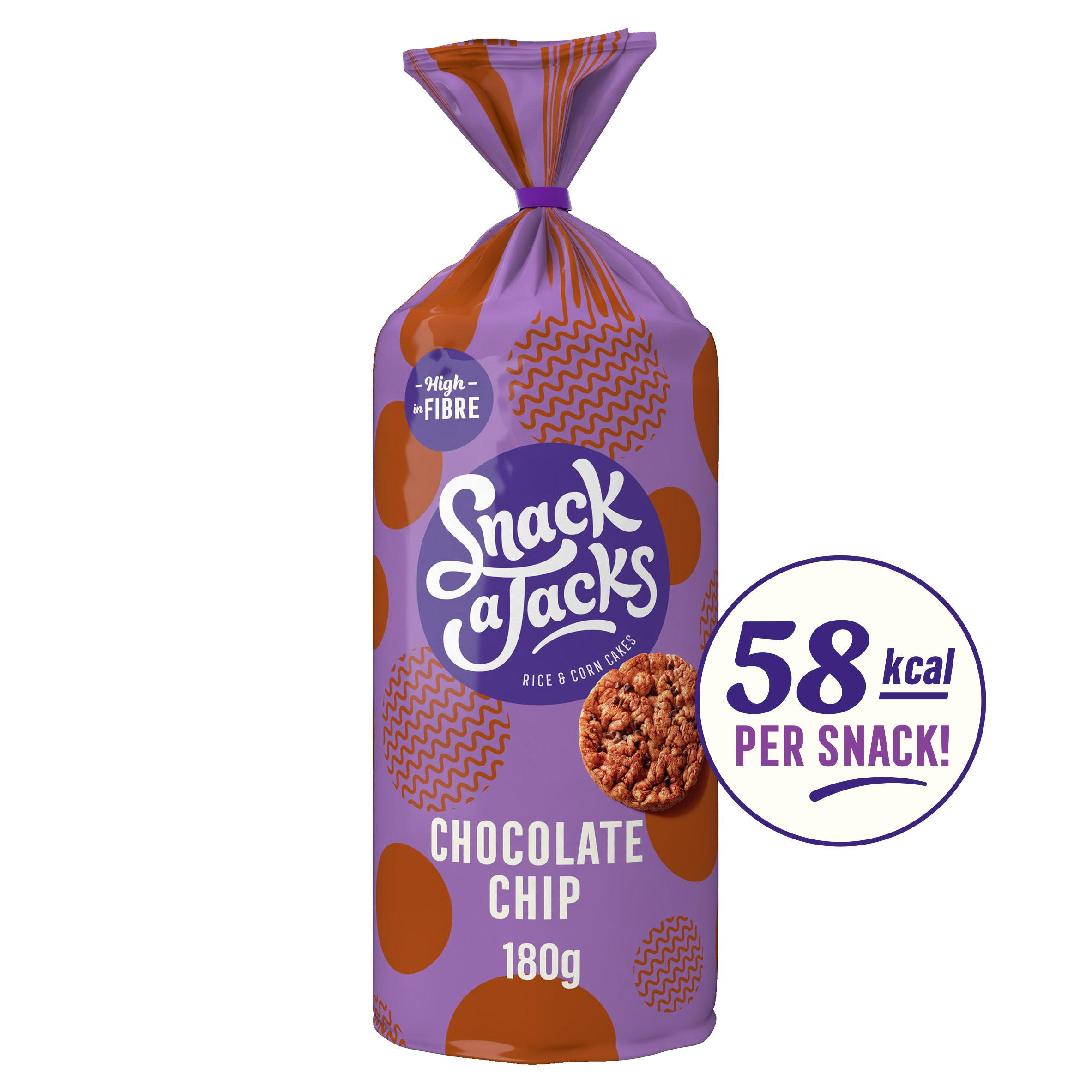 Snack a Jacks Jumbo Chocolate Chip Rice Cakes